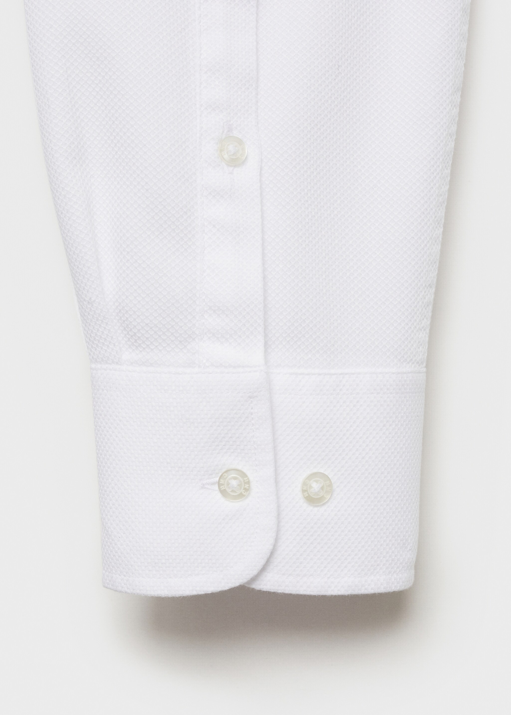 Camicia 100% cotone regular-fit - Dettaglio dell'articolo 0, Bianco. Ref: 77014443-00.