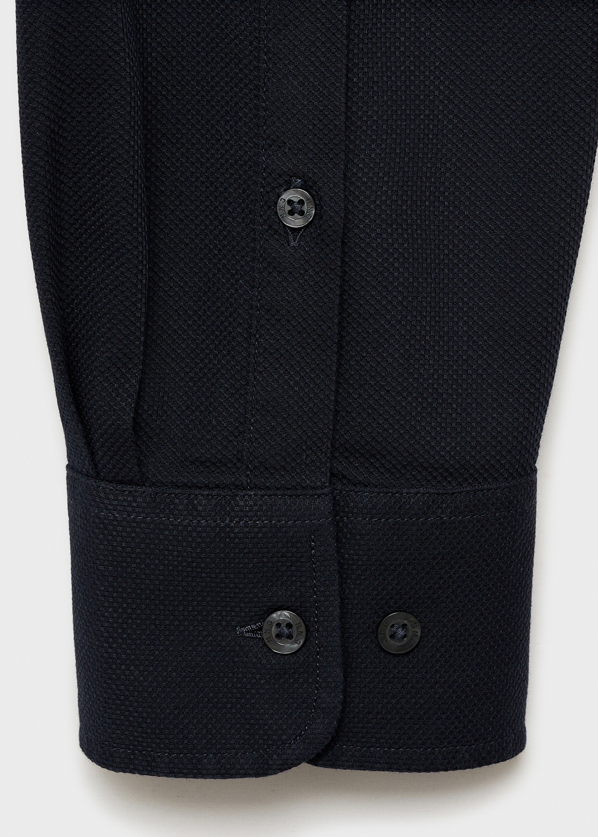 100% cotton regular-fit shirt - Details of the article 0, Dark Navy. Ref: 77014443-00.