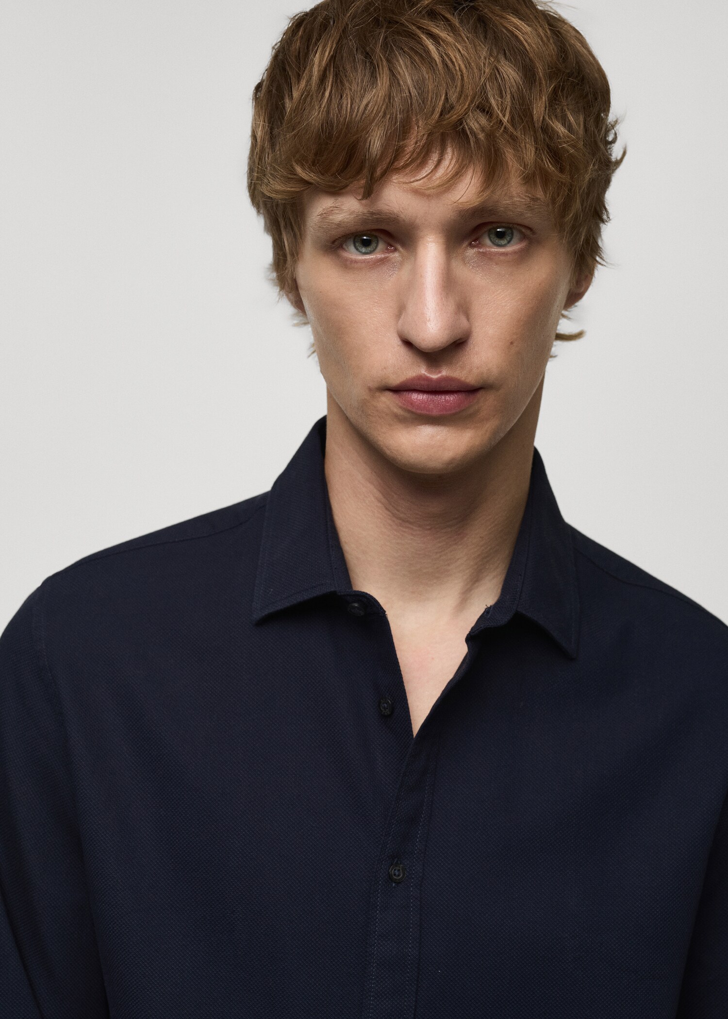 100% cotton regular-fit shirt - Details of the article 1