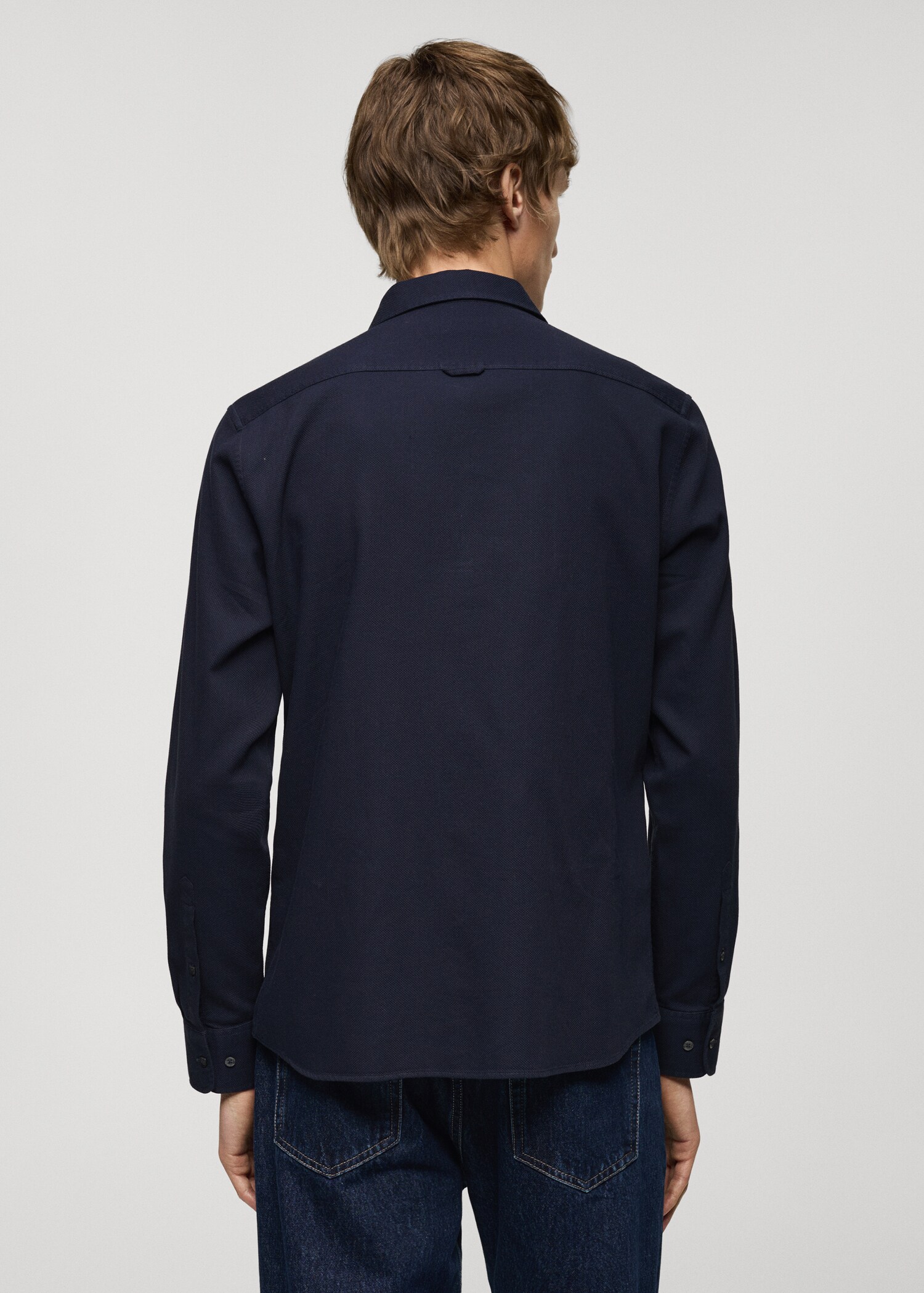 100% cotton regular-fit shirt - Reverse of the article