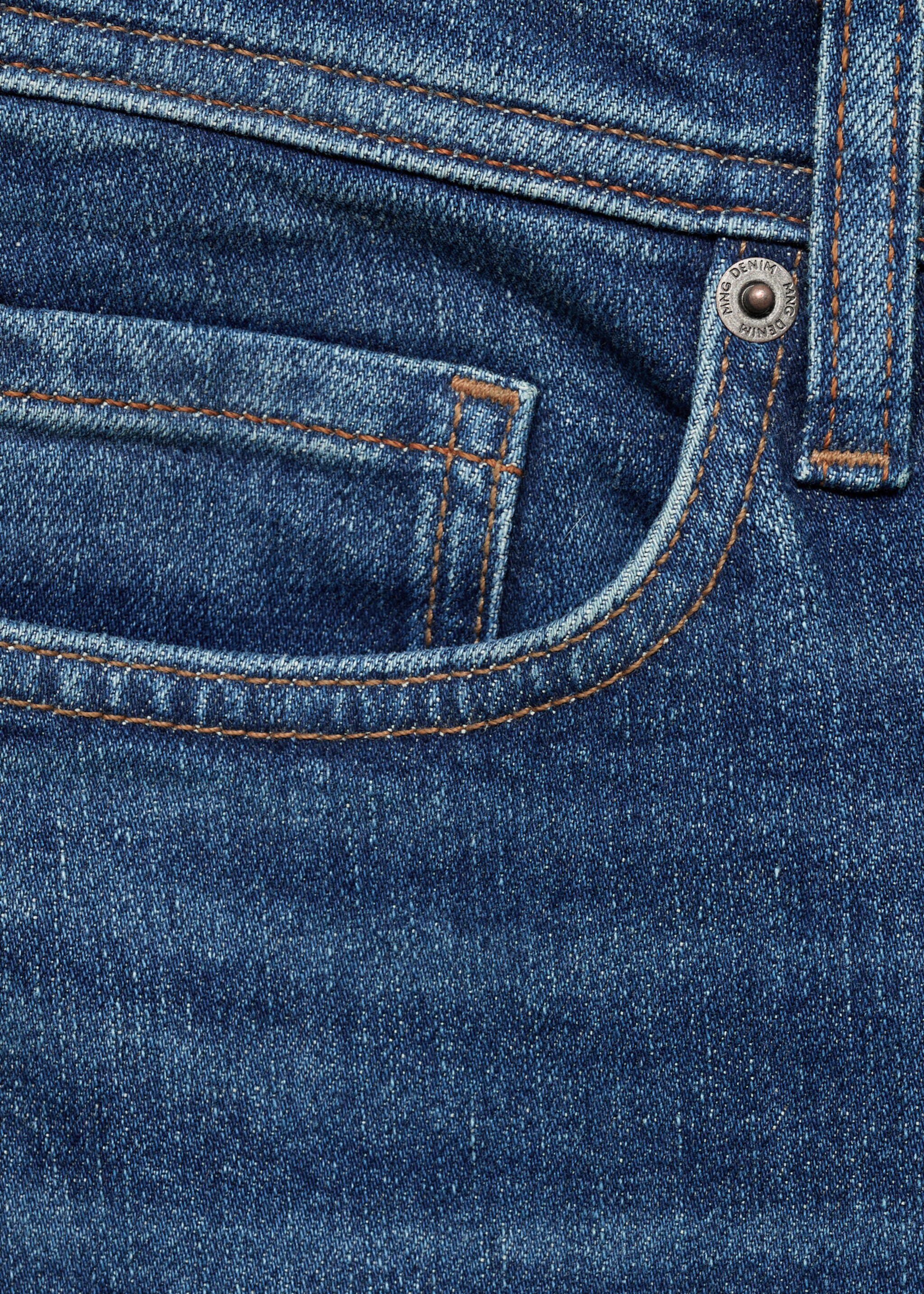 Dżinsy Jan slim fit w kolorze średnim niebieskim - Szczegóły artykułu 8