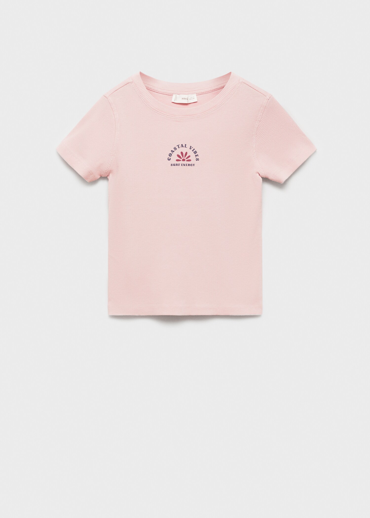 Geripptes Print-T-Shirt - Artikel ohne Model