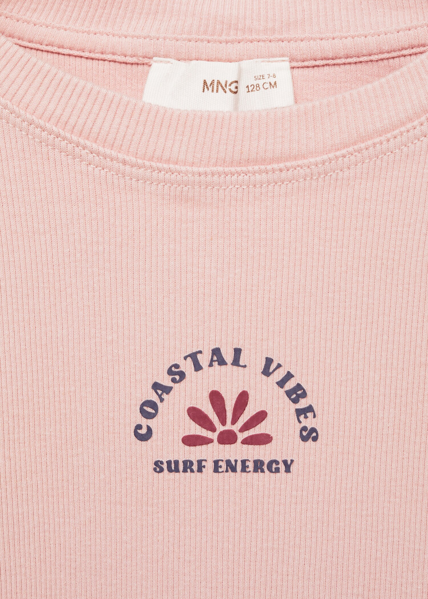 Geripptes Print-T-Shirt - Detail des Artikels 0