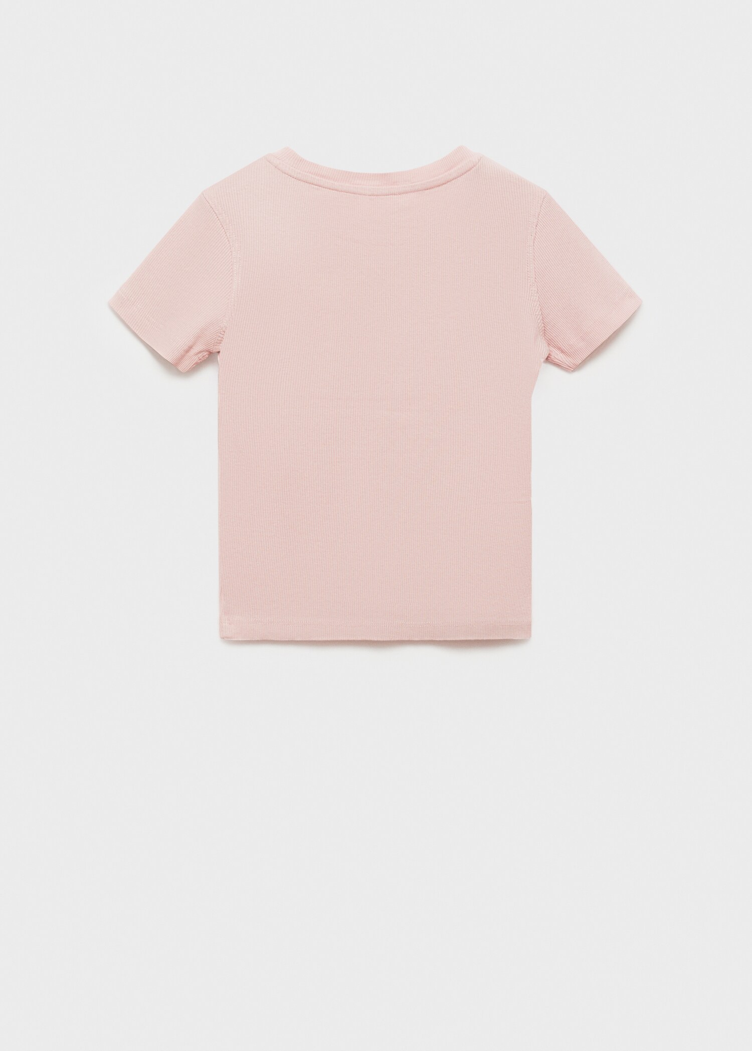 Geripptes Print-T-Shirt - Rückseite des Artikels