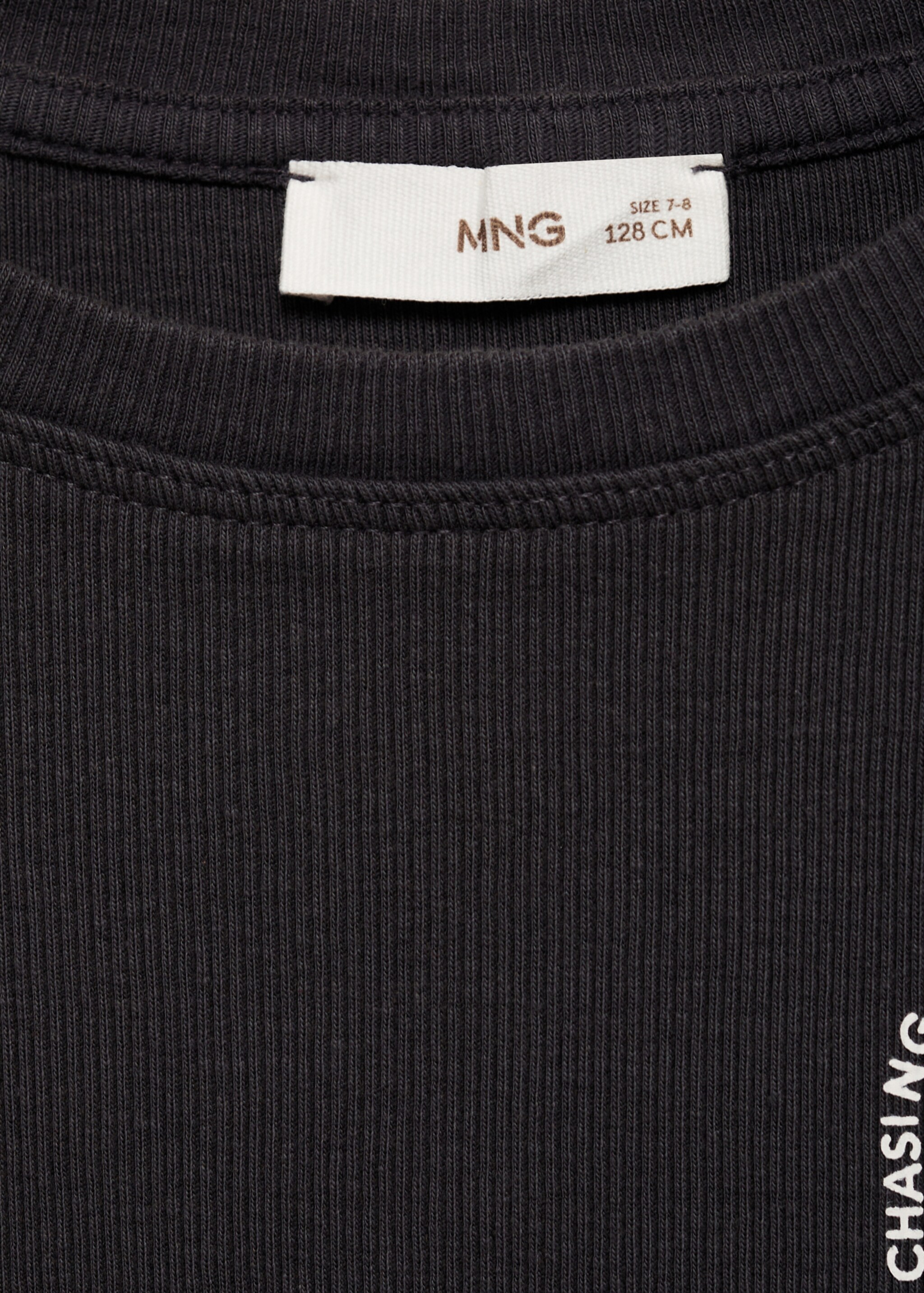 Geripptes Print-T-Shirt - Detail des Artikels 0