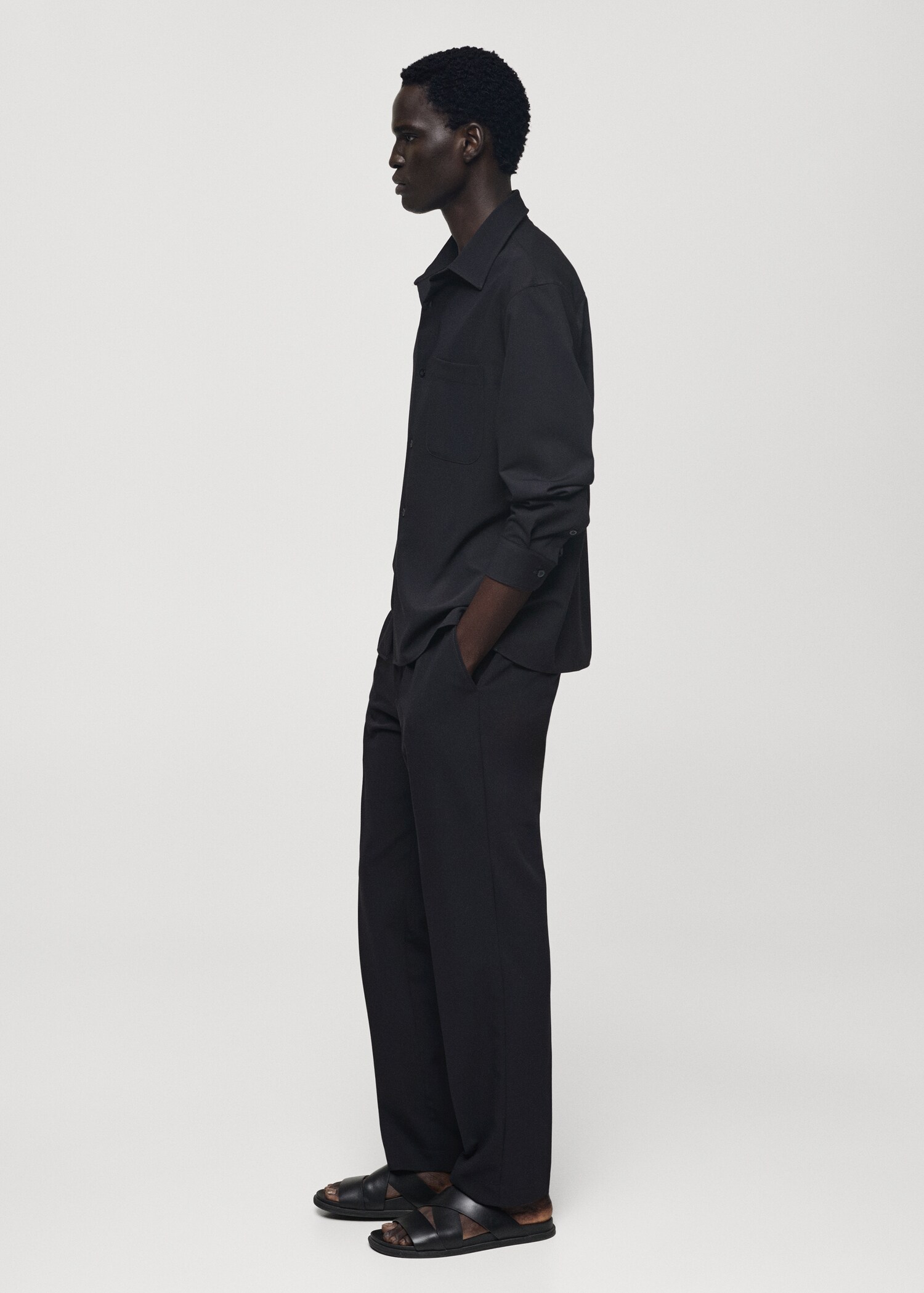Regular-fit shirt with pocket - Détail de l'article 2