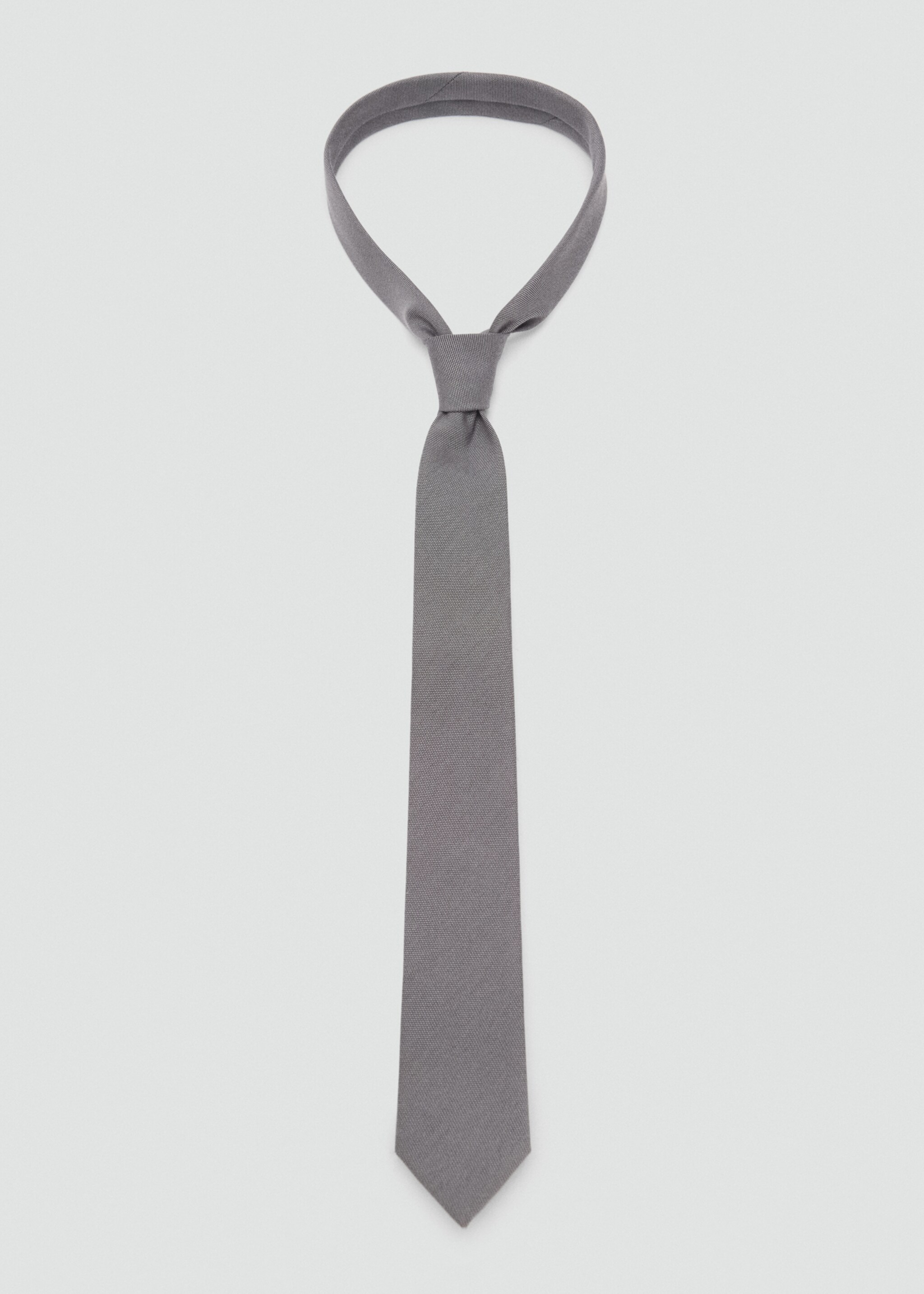 Corbata diseño liso - Artículo sin modelo, Gris. Ref: 77014764-00.