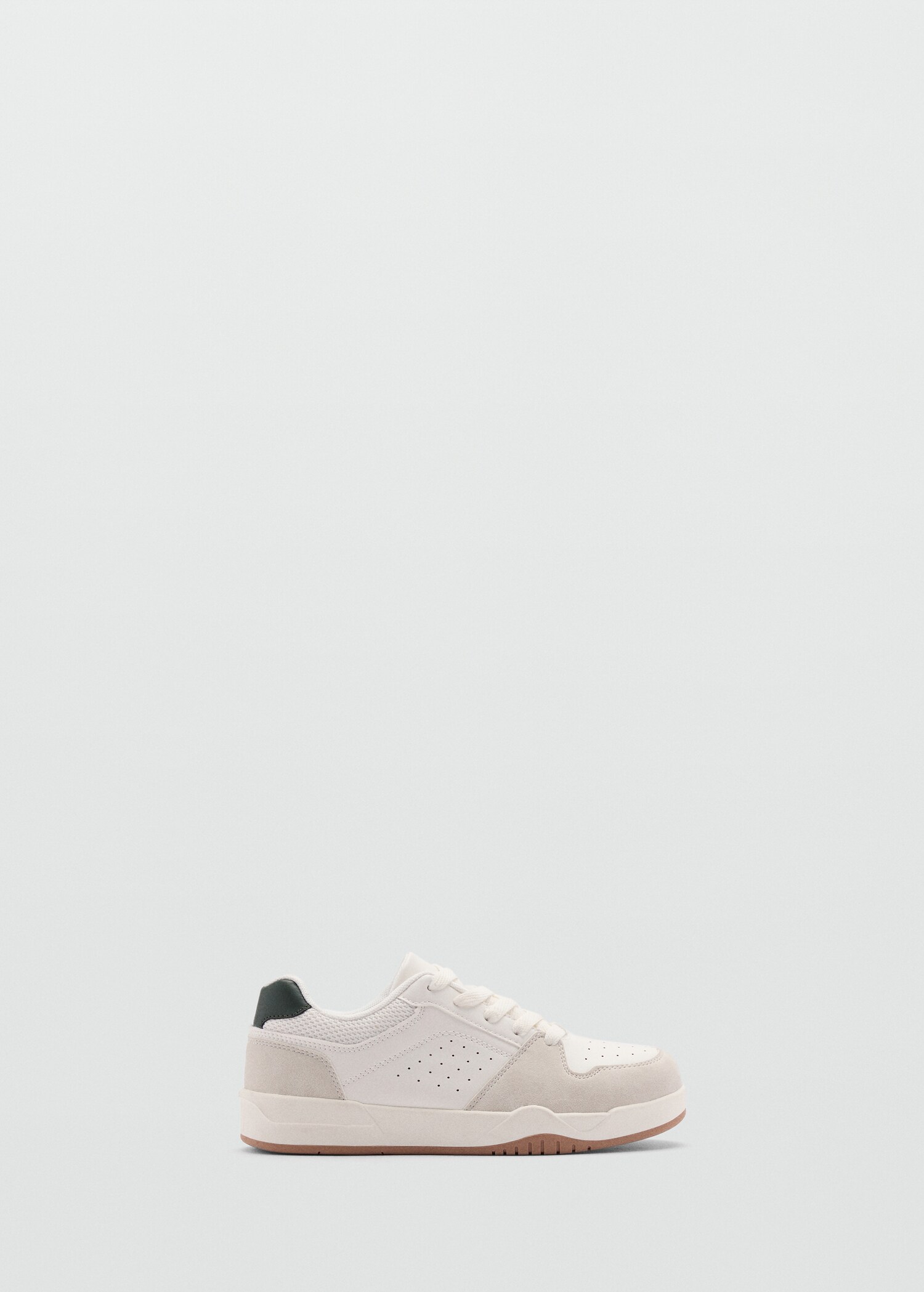Leather mixed sneakers - Article without model