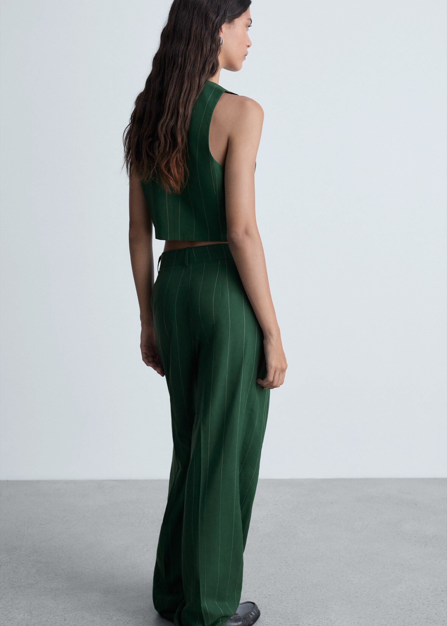 Krijtstreepgilet - Achterkant van het artikel