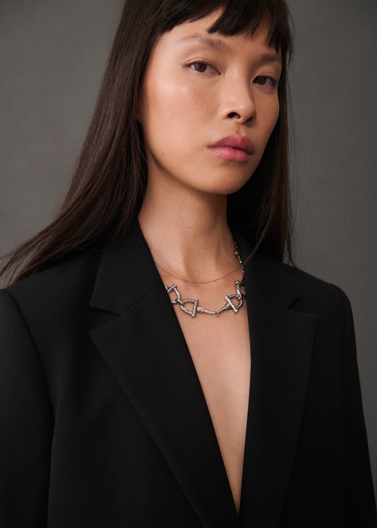 Straight-fit suit jacket - Details of the article 1
