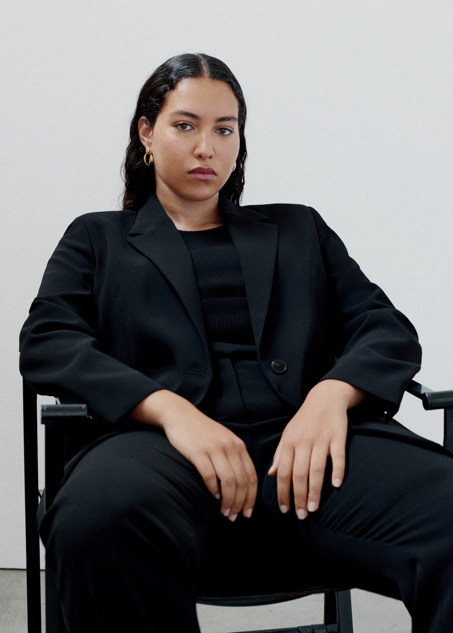Straight-fit suit jacket - Details of the article 7