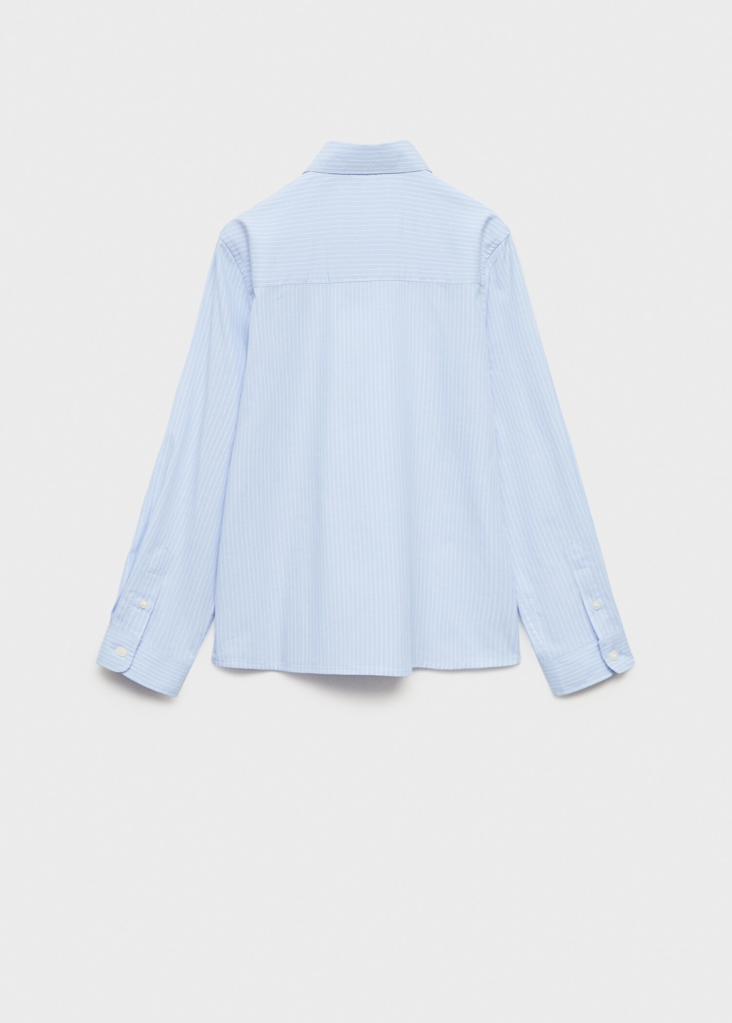 Striped cotton shirt - Reverse of the article