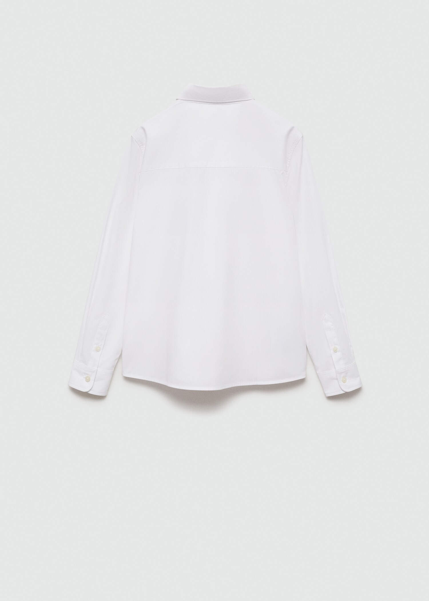 Regular fit cotton shirt - Reverse of the article