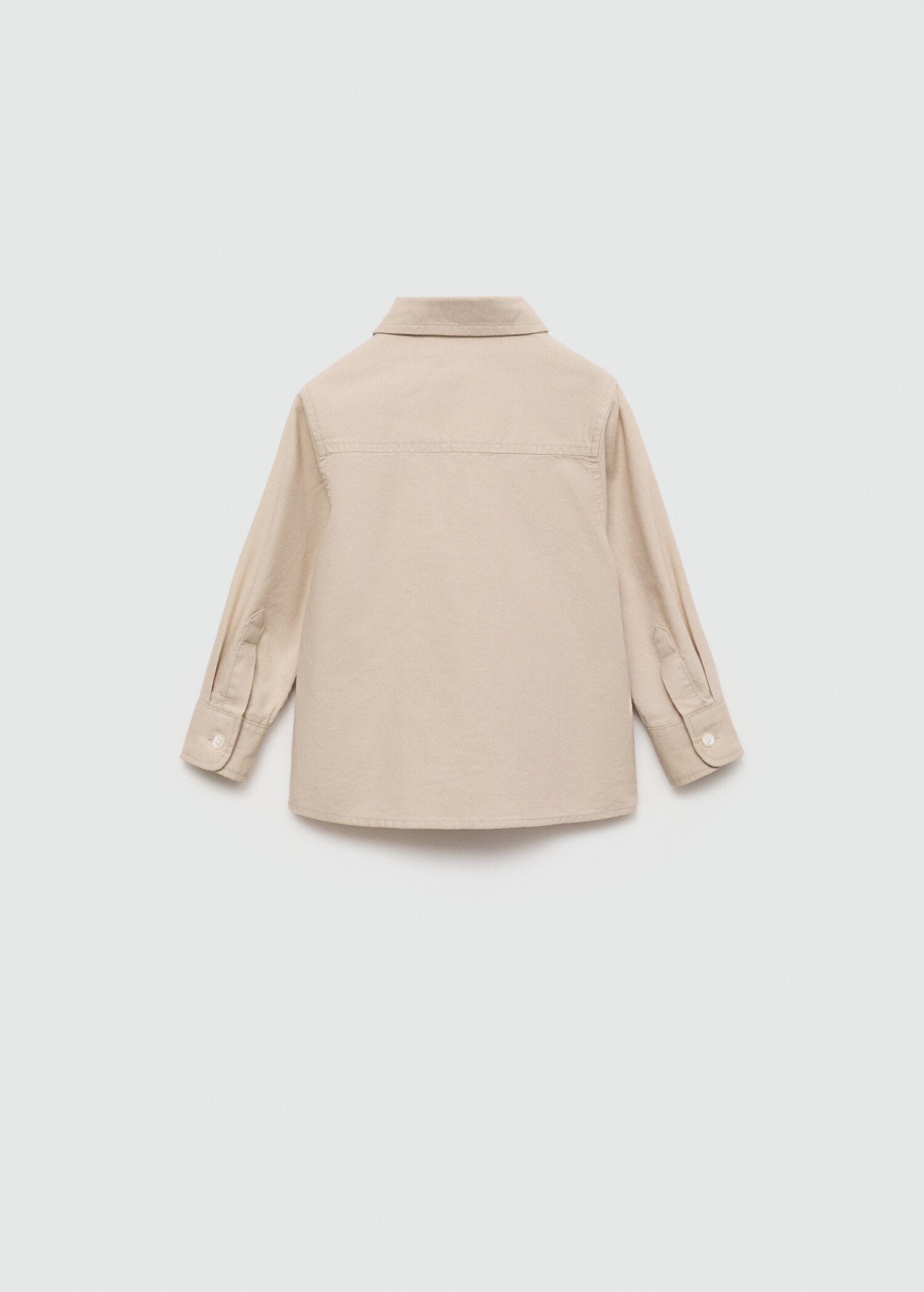Chest-pocket cotton shirt - Reverse of the article