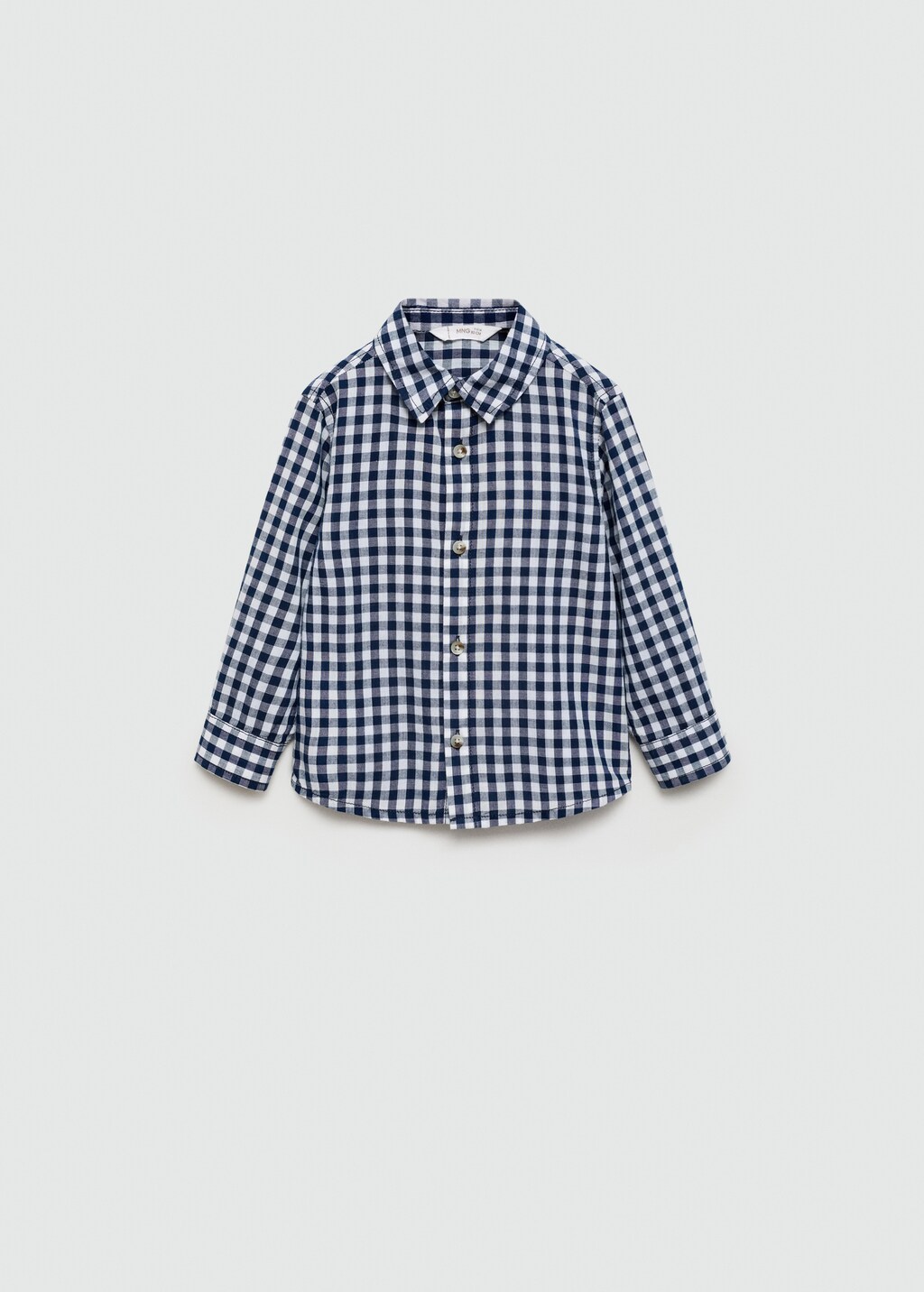 シャツ HUECLOSET Deki Check Shirt SE272 Casual Cotton Blue And White Check Shirt - Gizaz Apparel