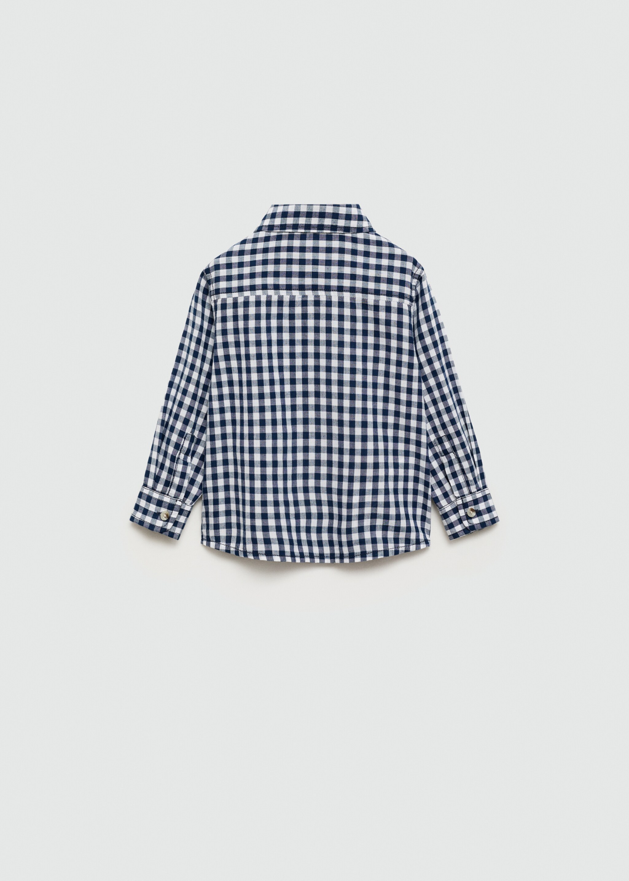 Chemise à carreaux vichy - Verso de l’article