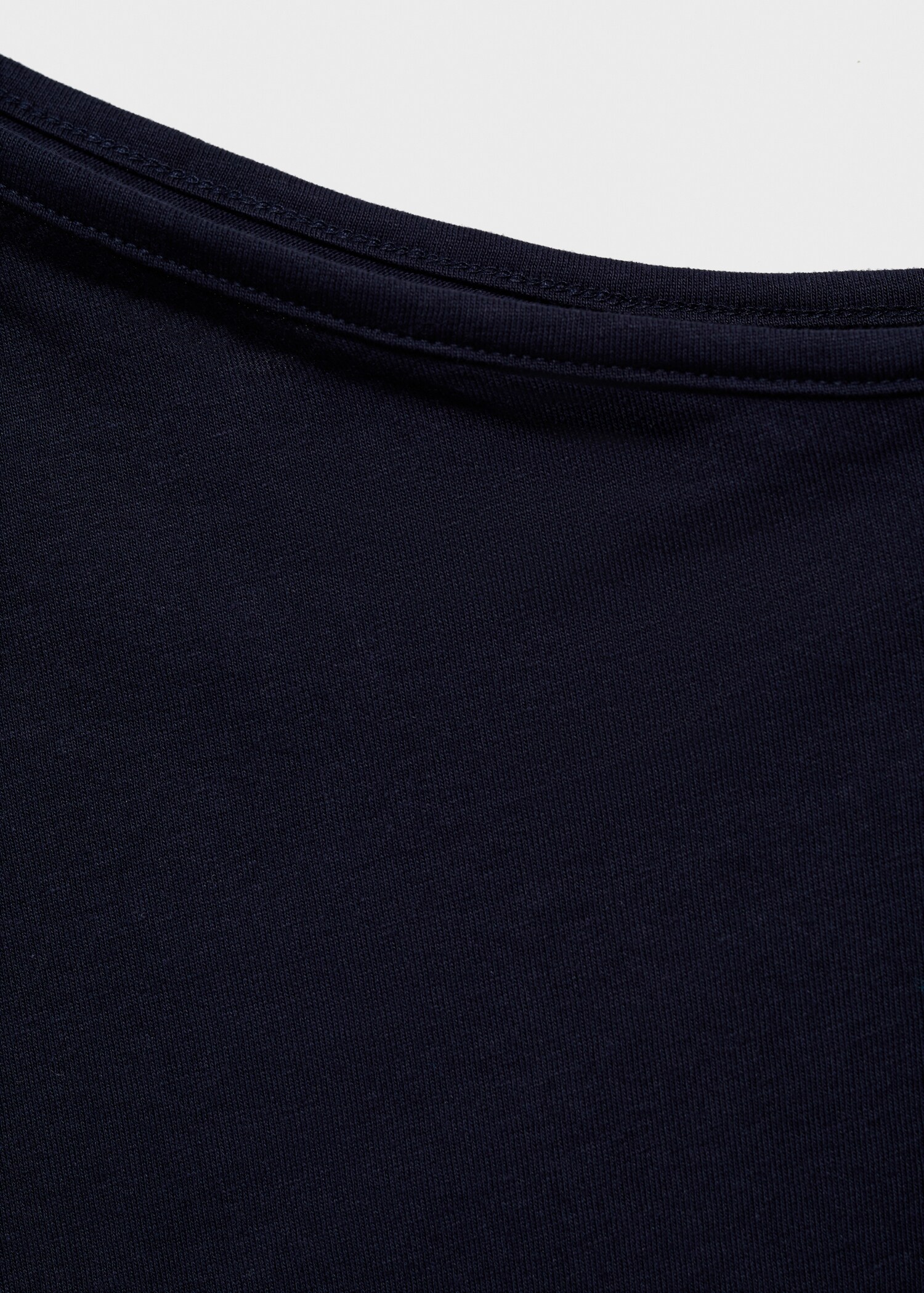 Asymmetric cotton T-shirt - Details of the article 8