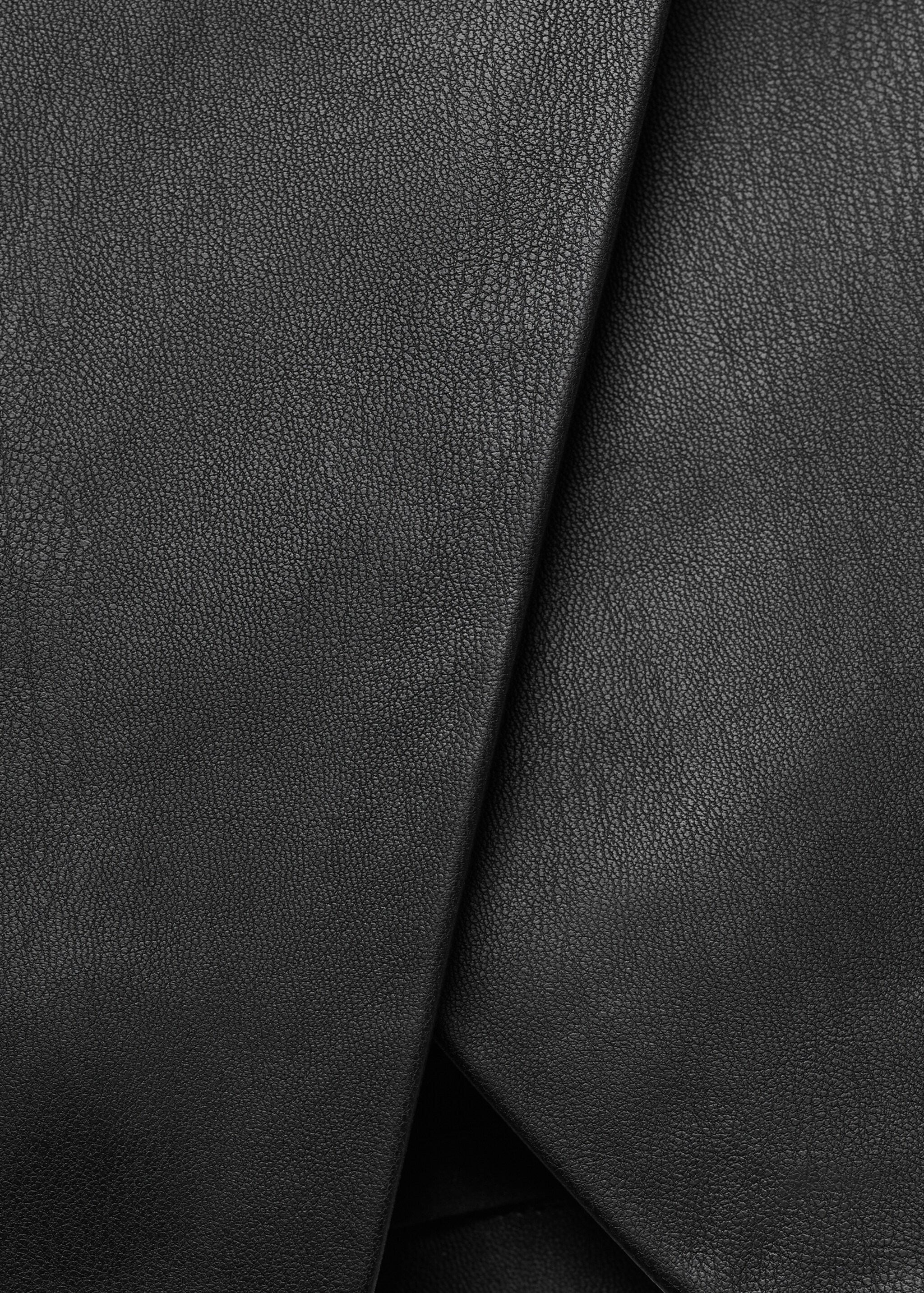 Minifalda efecto piel - Detalle del artículo 8, Negro. Ref: 77014789-00.