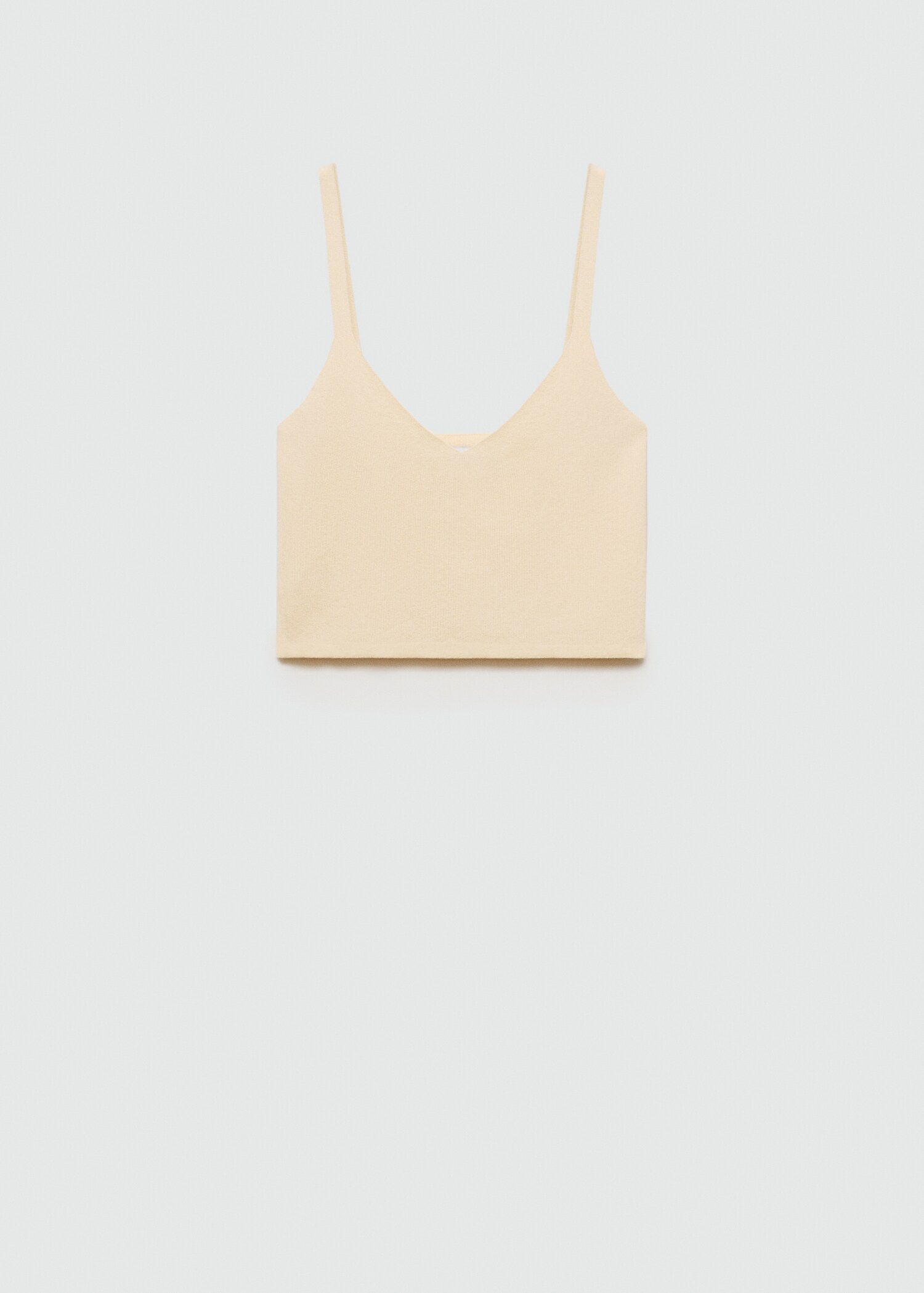 Knitted cropped top - Article without model
