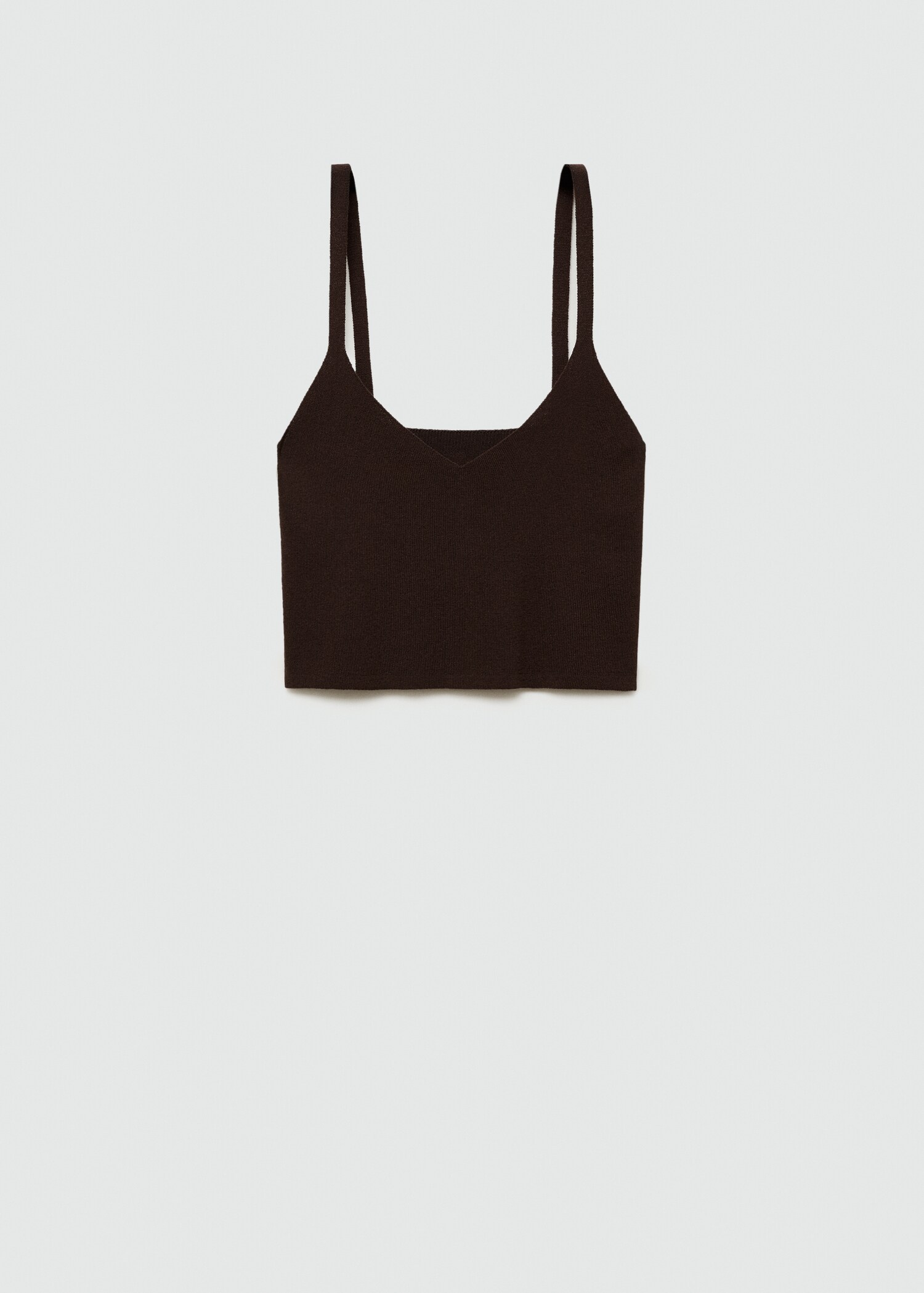 Knitted cropped top - Article without model