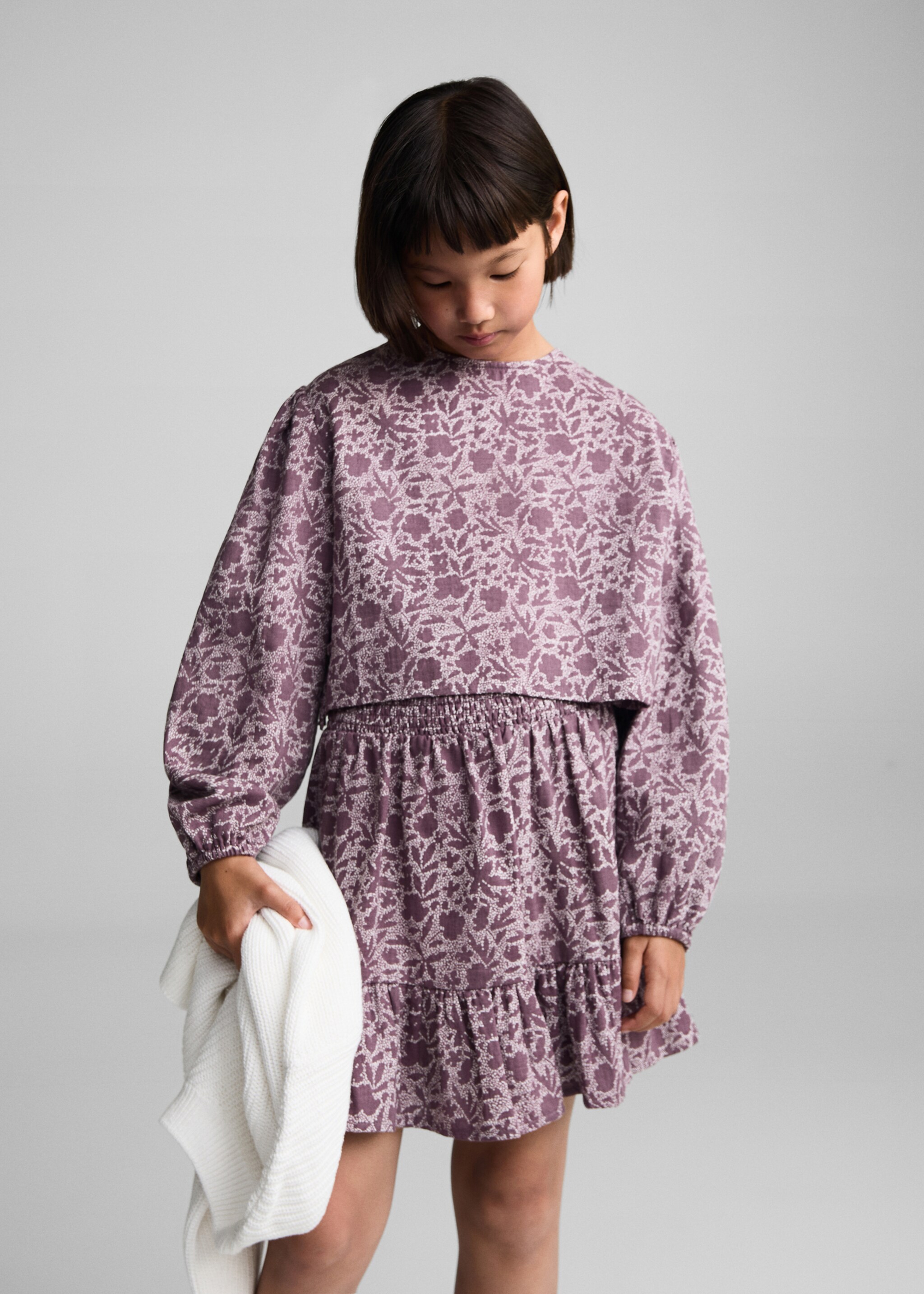 Brusa estampat floral - Pla mig, Grana. Ref: 77014797-00.