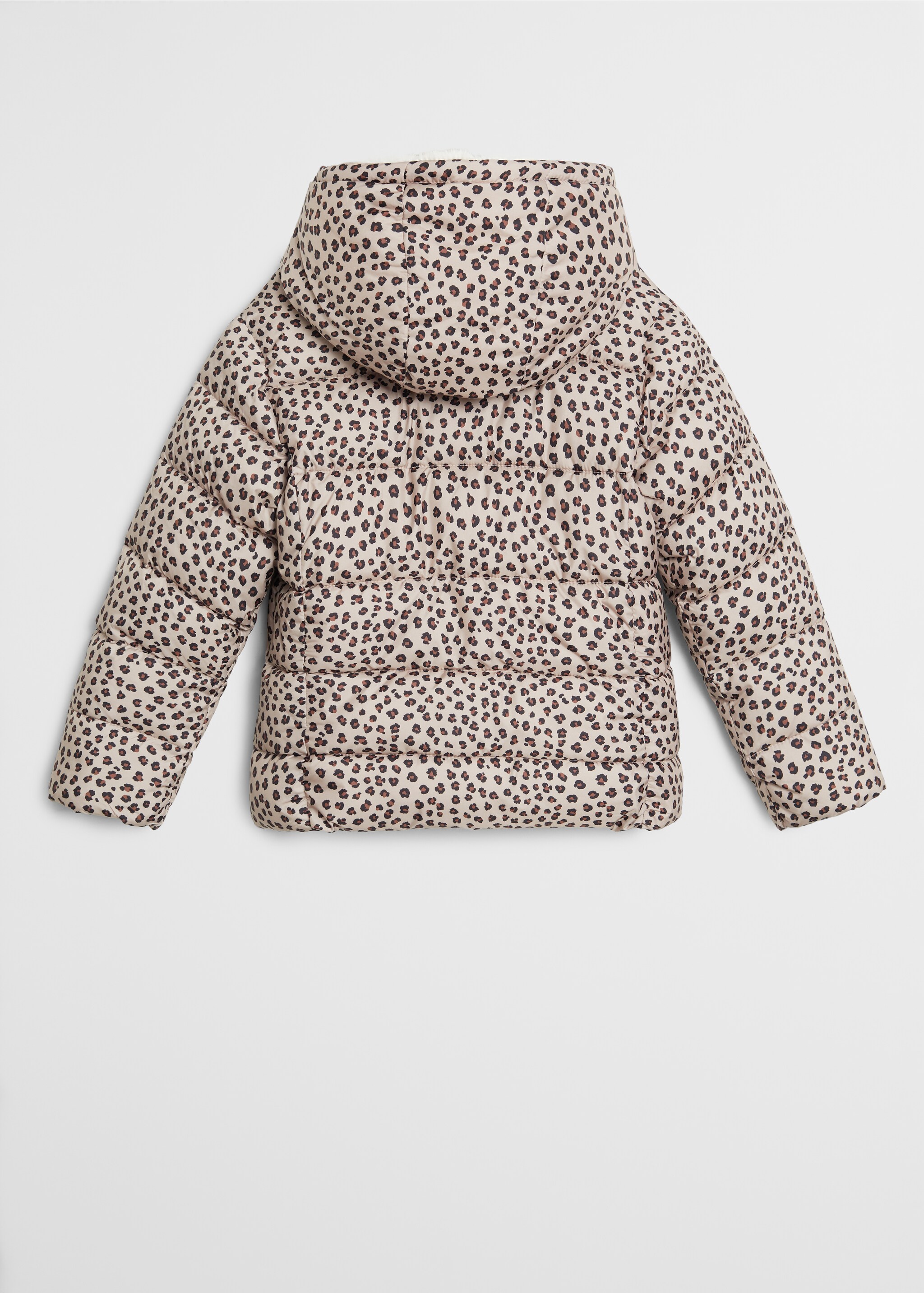 Anorak acolchado capucha - Reverso del artículo