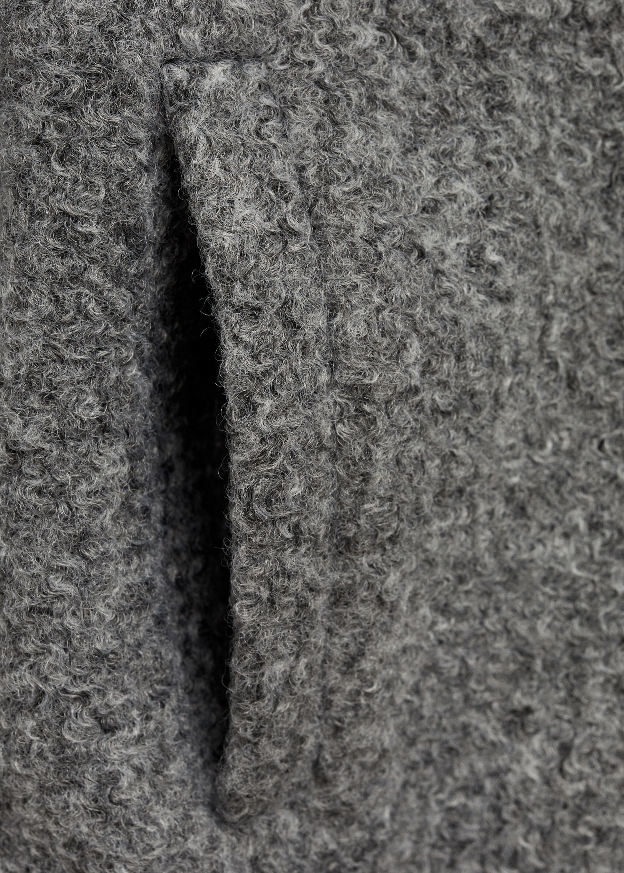Bouclé-Bomberjacke - Detail des Artikels 0, Grau. Ref: 77015635-00.