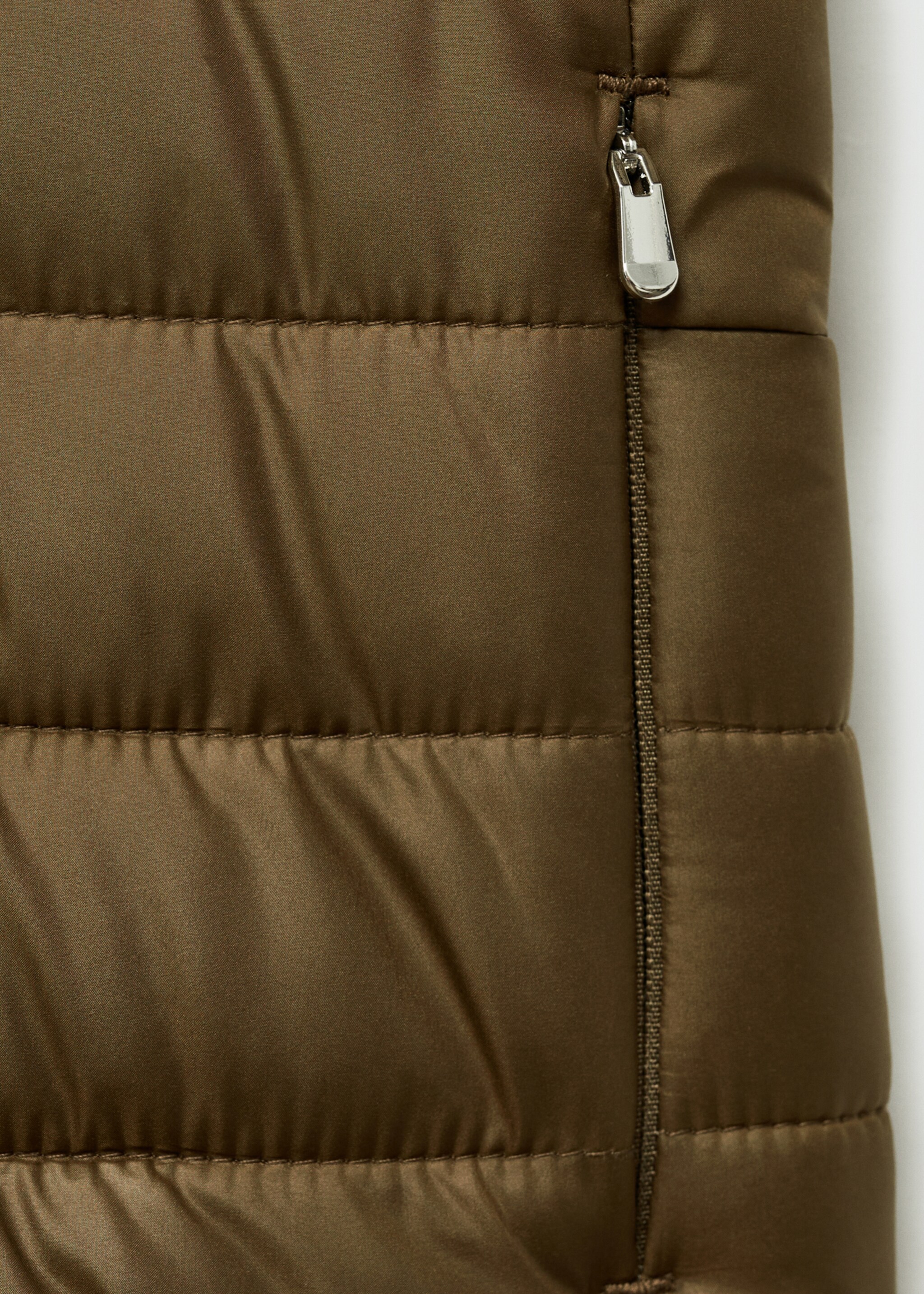Anorak acolchado bolsillos - Detalle del artículo 0, Khaki. Ref: 77015636-00.