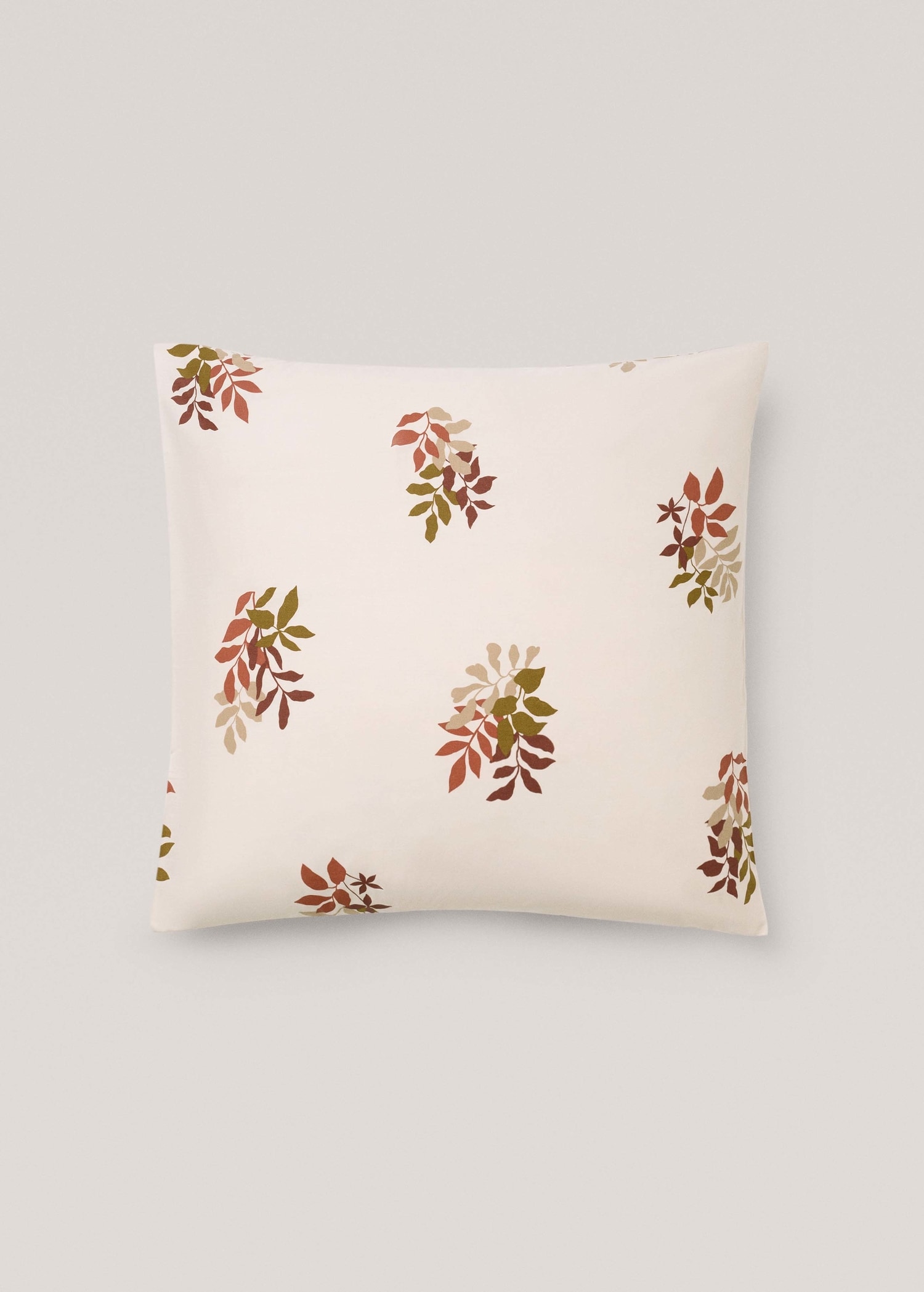 100% cotton floral pillowcase 60x60cm - Article without model