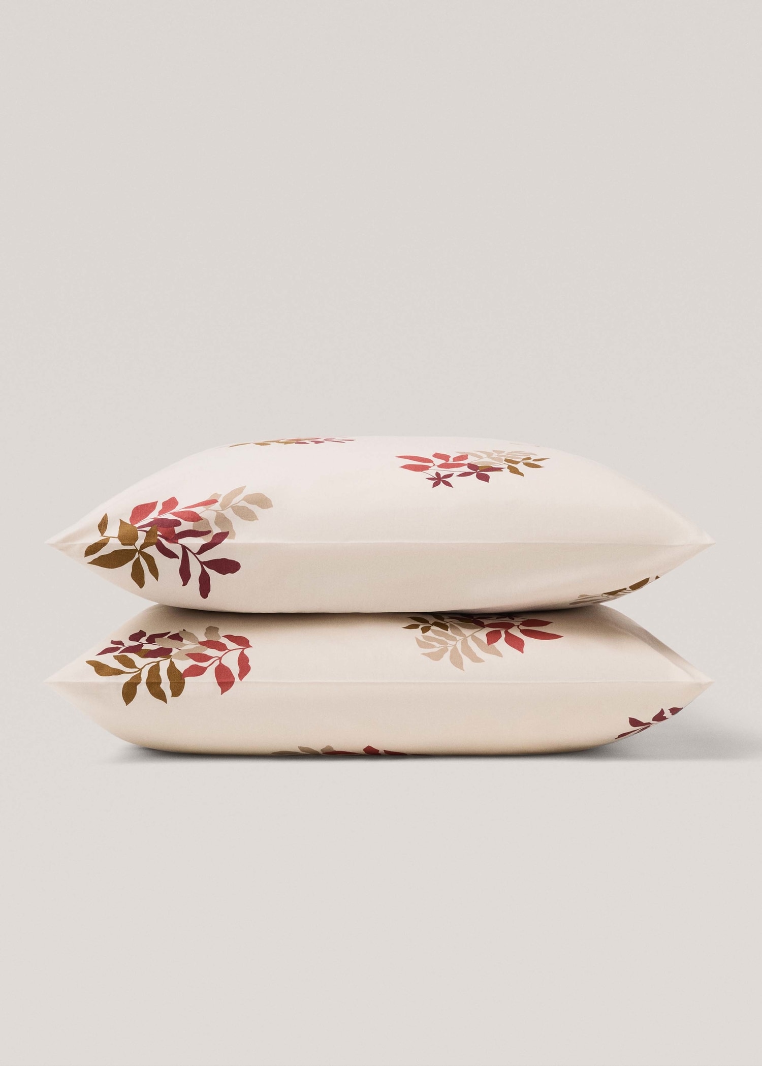 100% cotton floral pillowcase 60x60cm - Details of the article 1