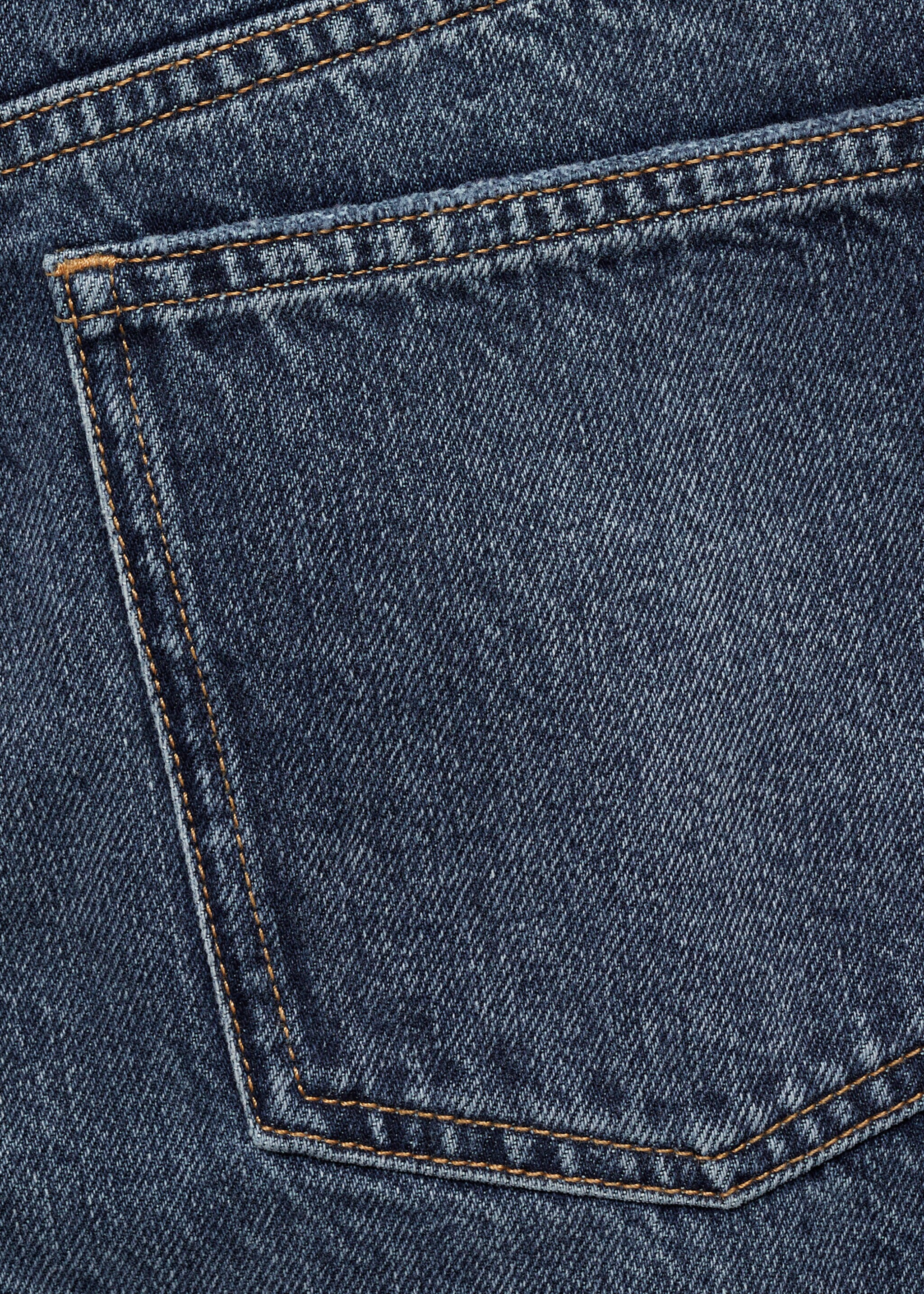 High-rise balloon jeans - Details of the article 0, Dark Blue. Ref: 77015647-00.