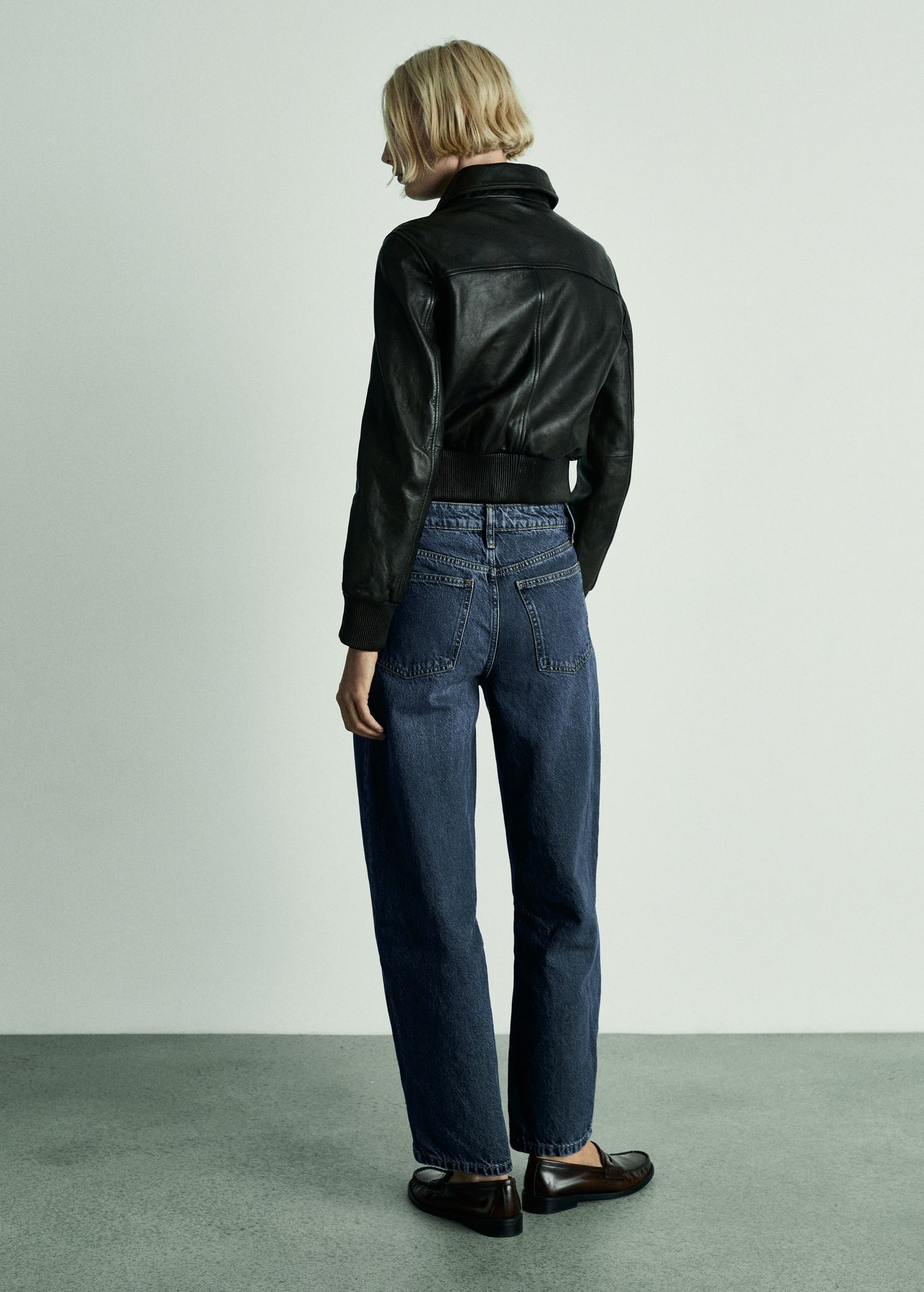 Jean balloon taille haute - Verso de l’article