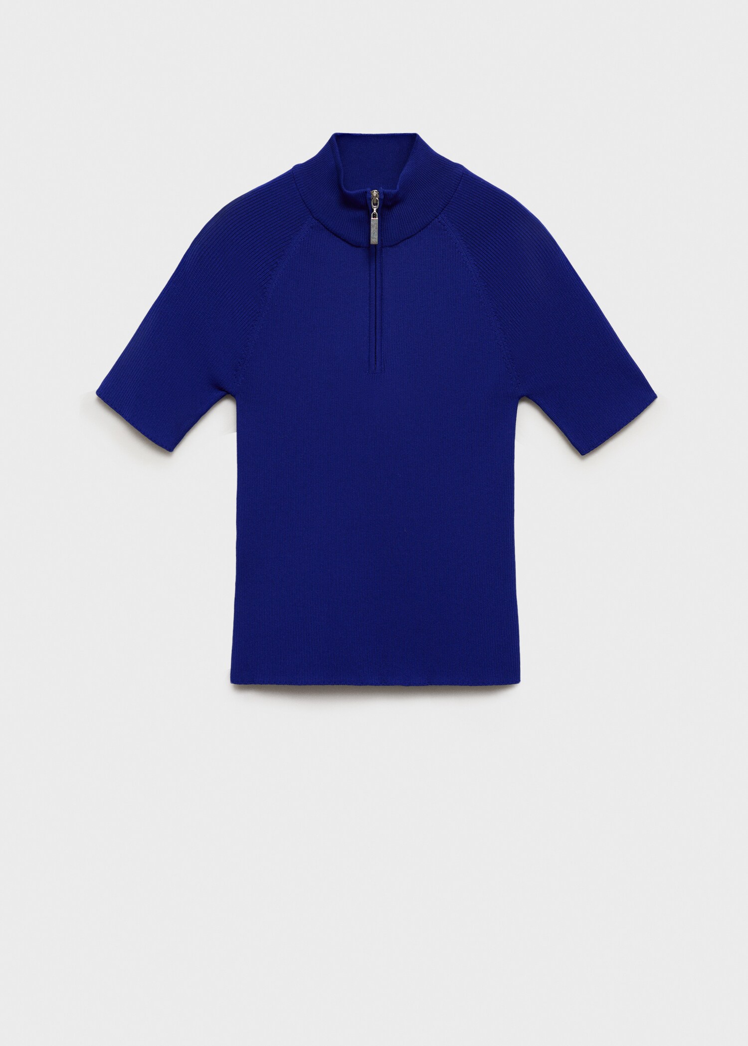 Pull-over manches courtes fermeture Éclair - Article sans modèle