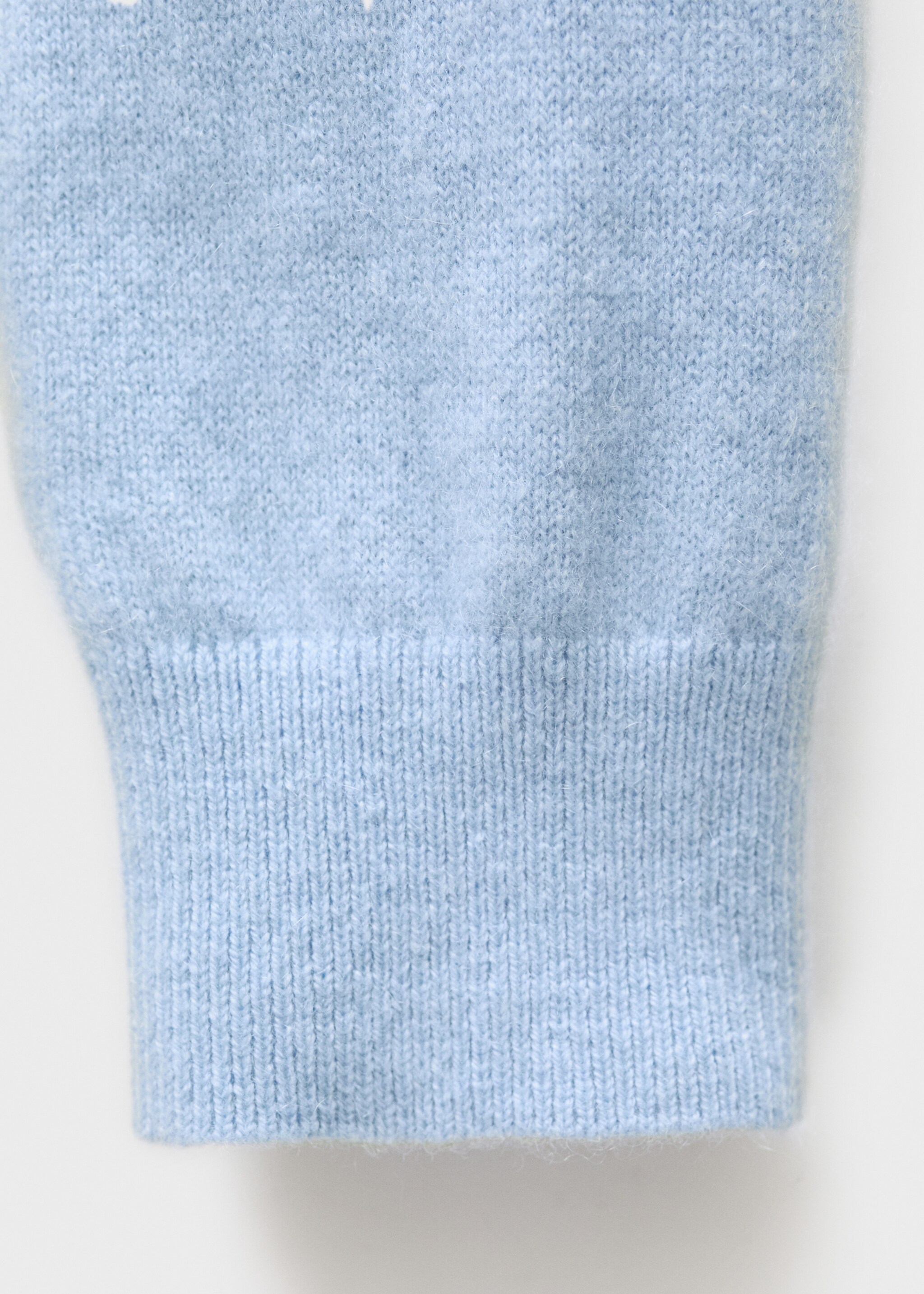 100% cashmere sweater - Details of the article 0, Sky Blue. Ref: 77015655-00.