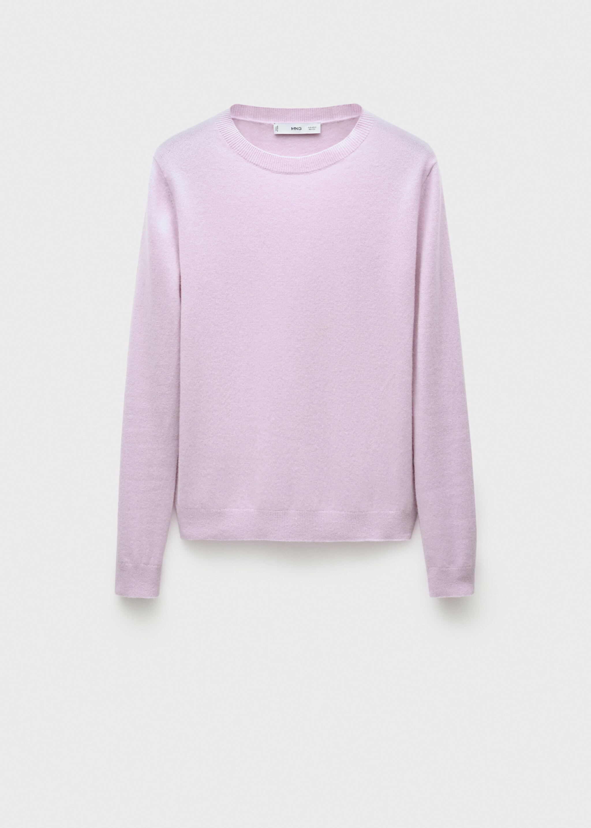 100% cashmere sweater - Article without model, Light/Pastel Purple. Ref: 77015655-00.