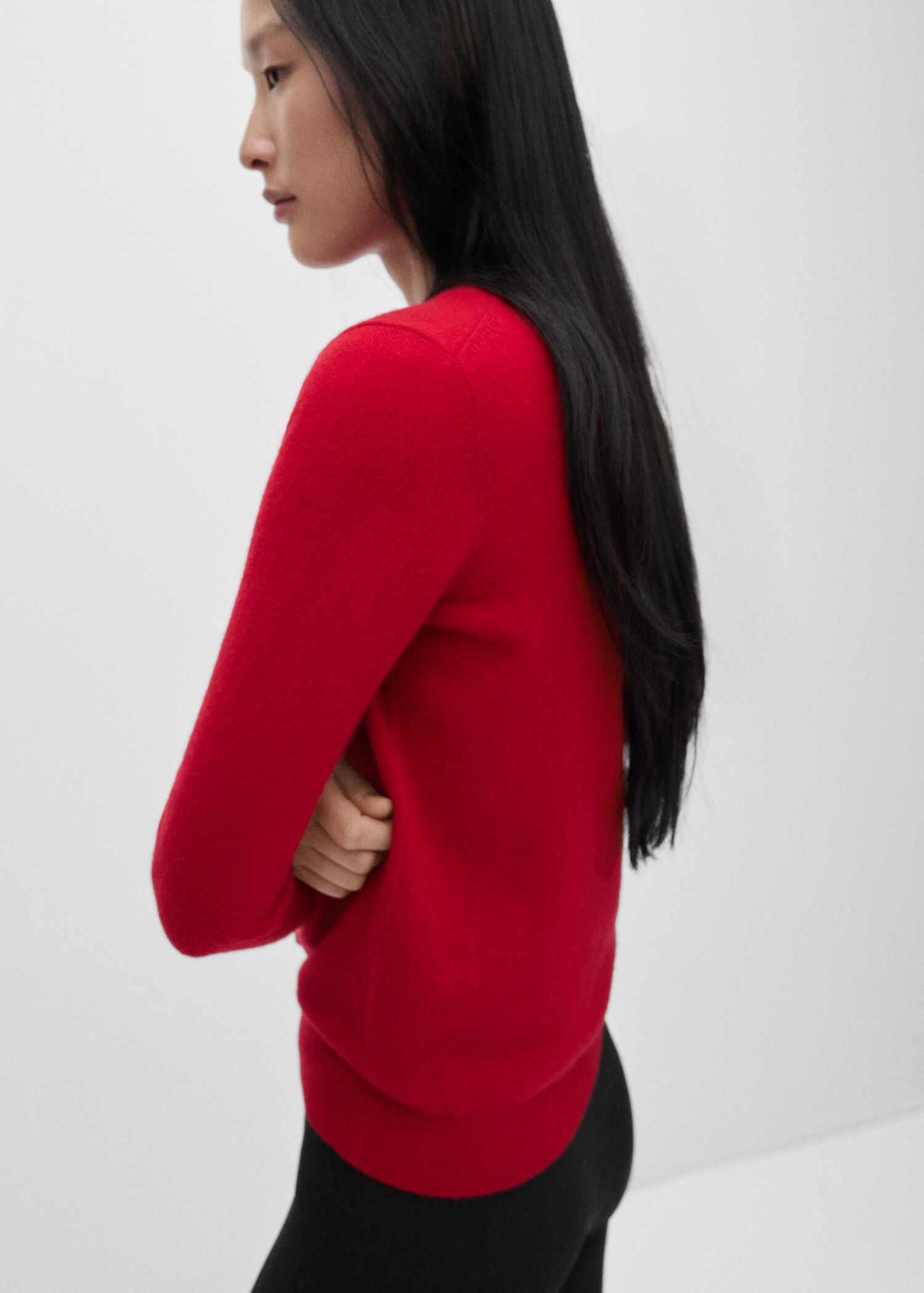 100% cashmere sweater - Reverse of the article