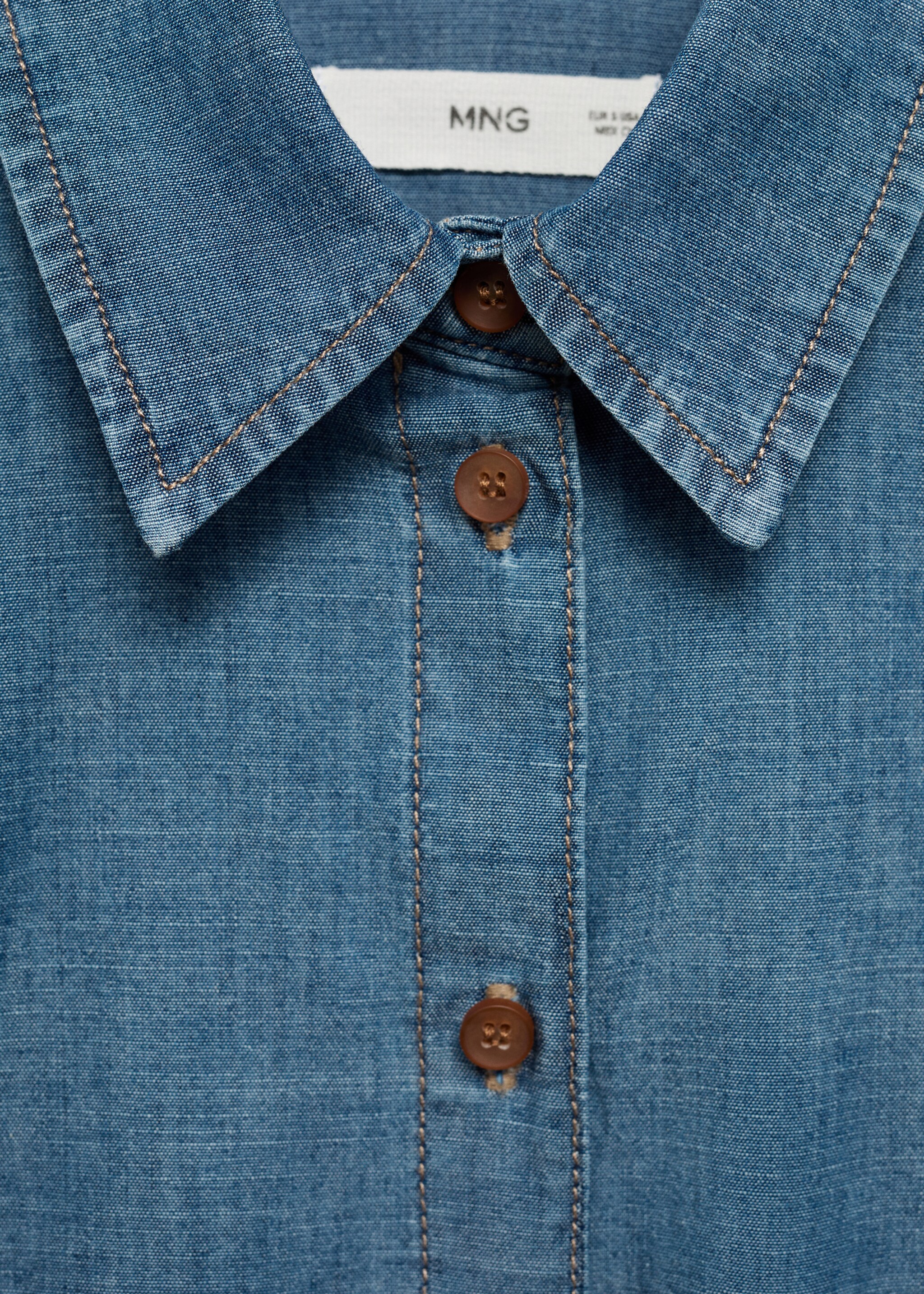 Camisa vaquera bolsillo - Detalle del artículo 8