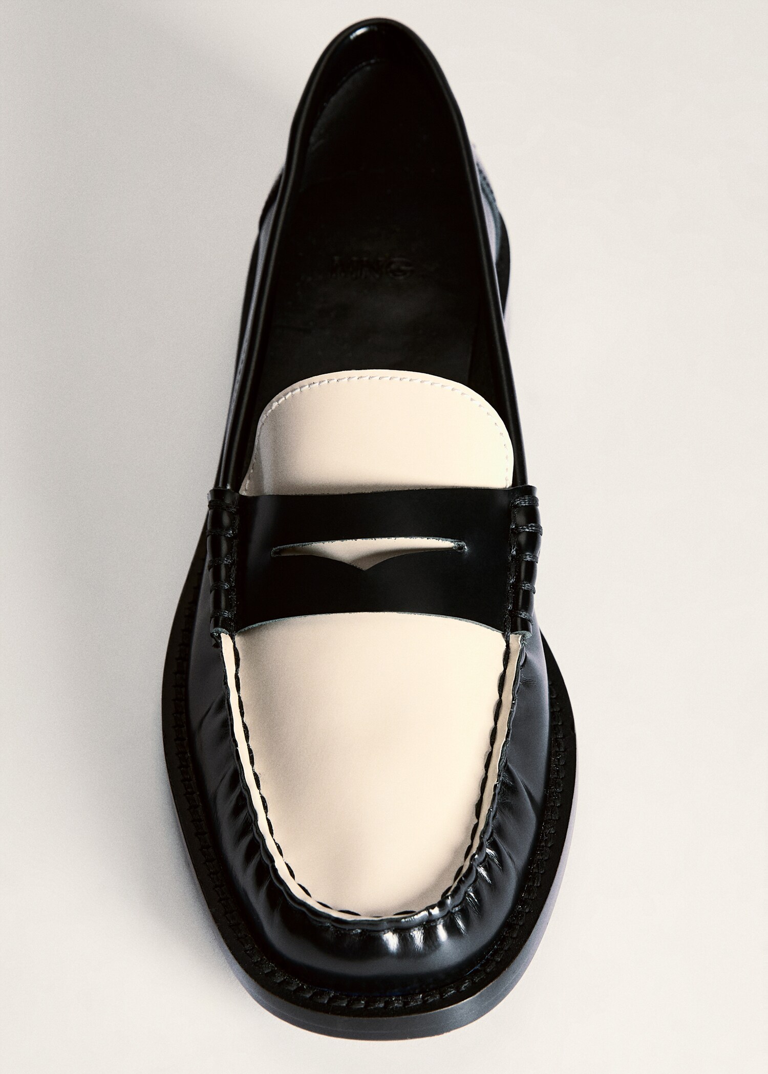 Two-tone leather loafers - Details of the article 5