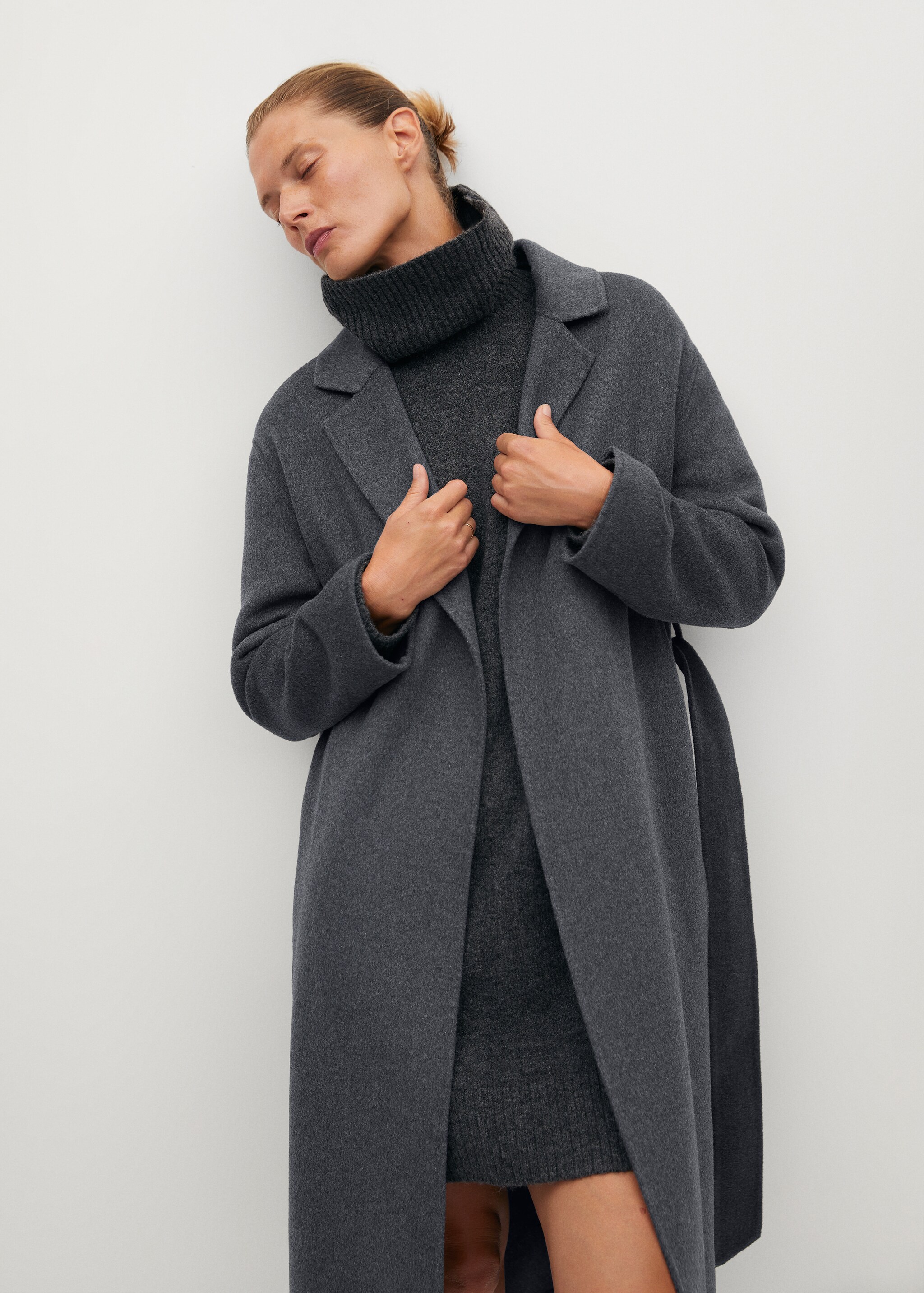 Handmade wool coat - Medium plane