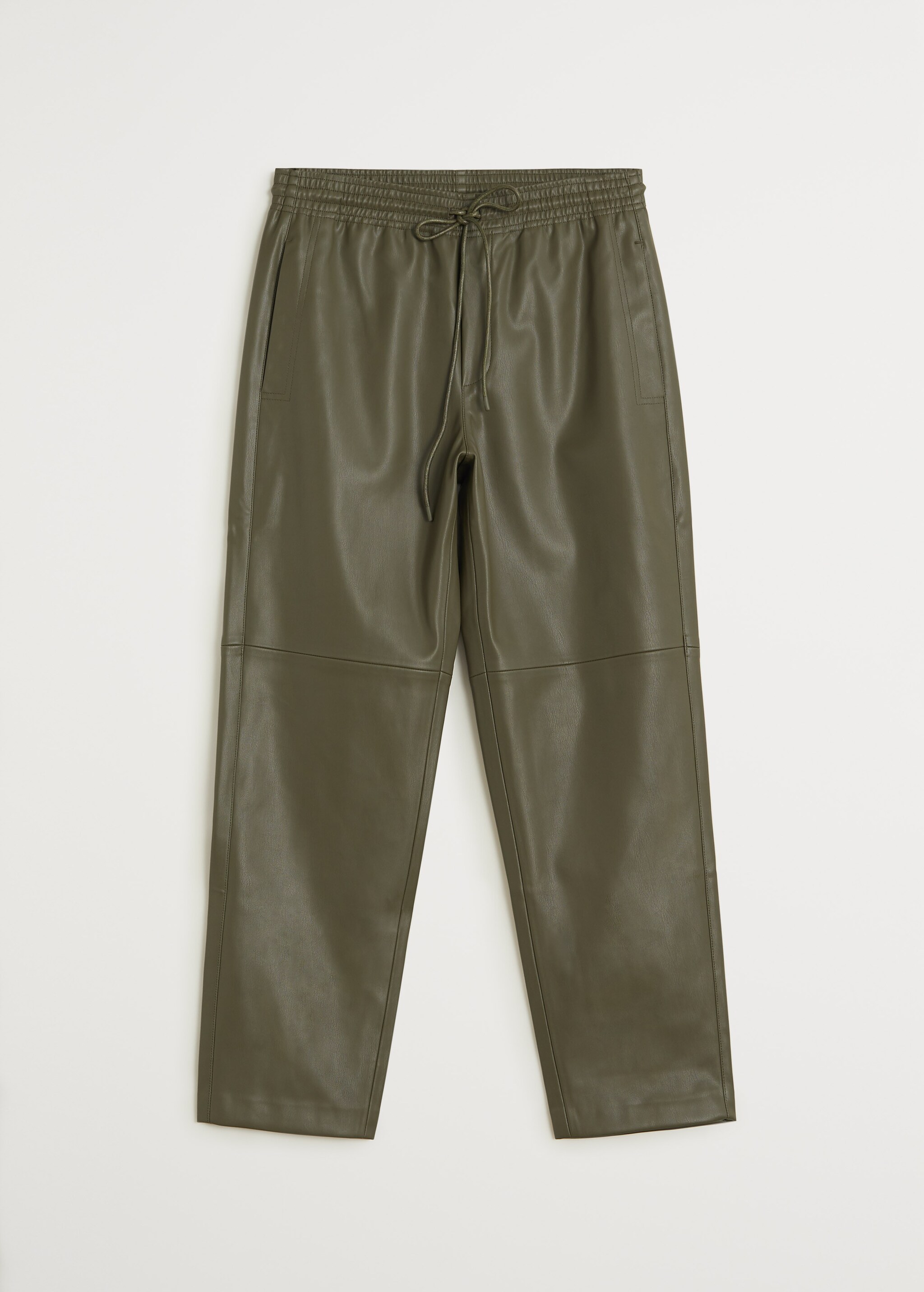 Pantalón cintura elástica efecto piel - Artículo sin modelo
