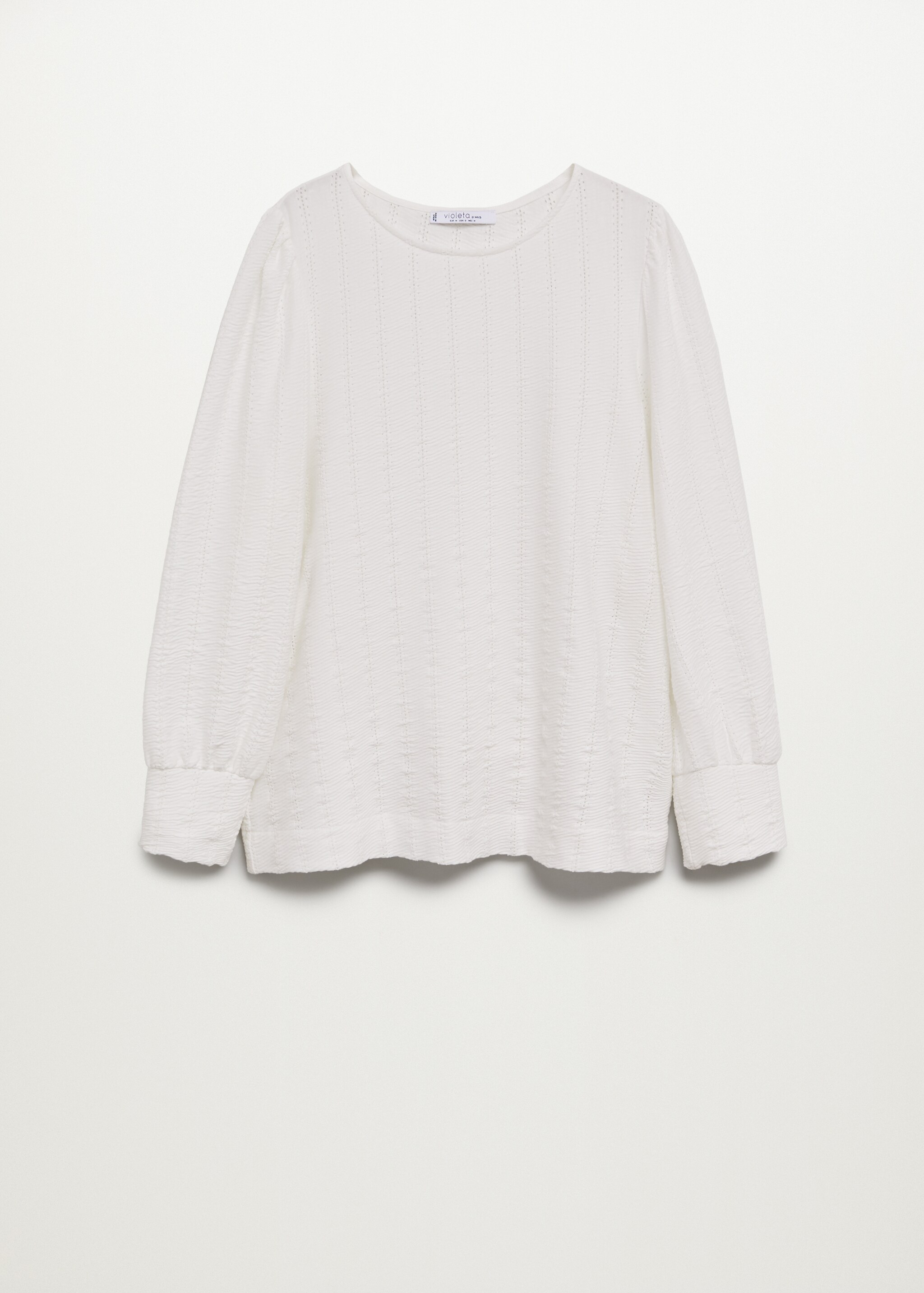 Openwork details T-shirt - Article without model