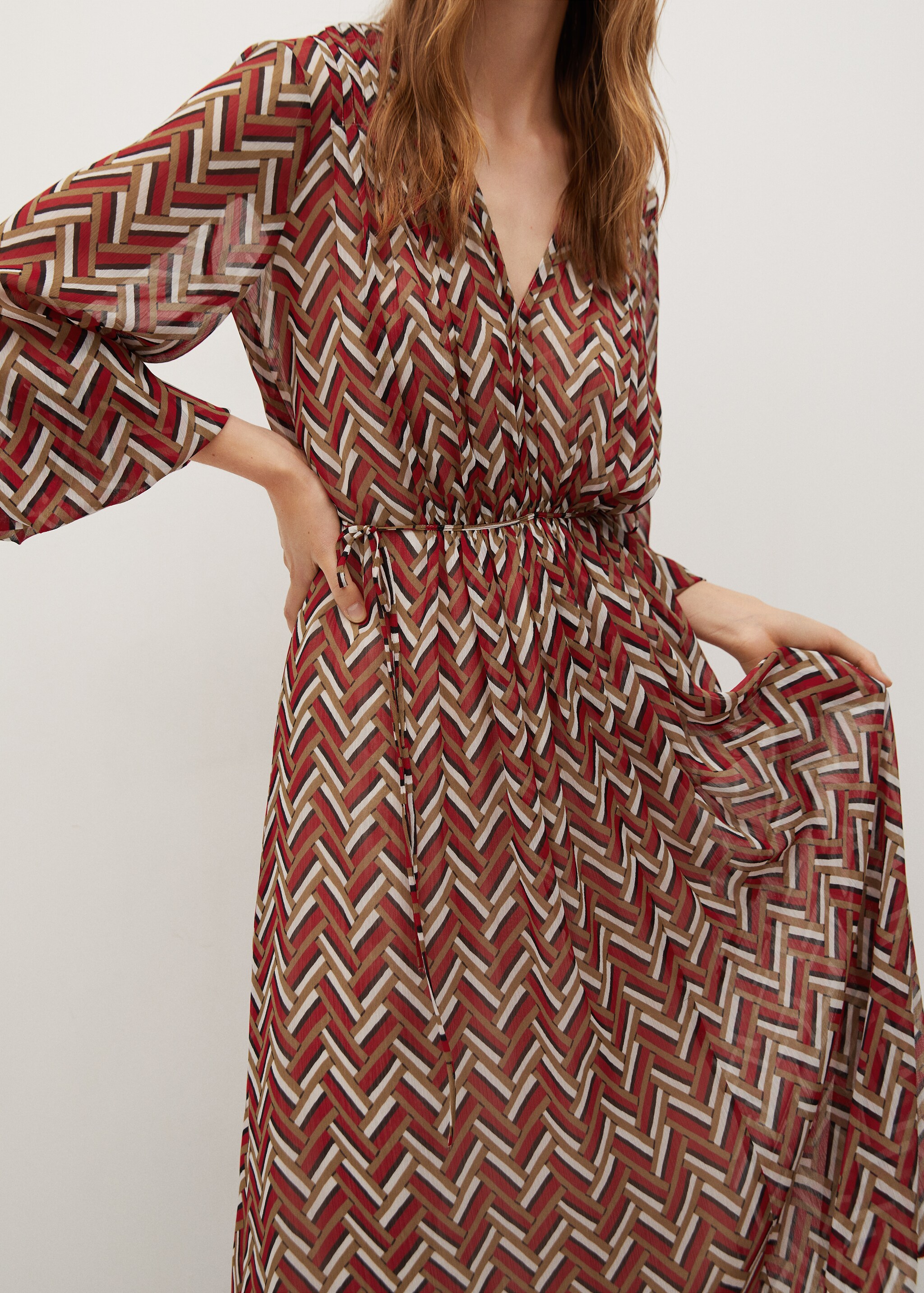 Vestido estampado étnico - Detalle del artículo 3