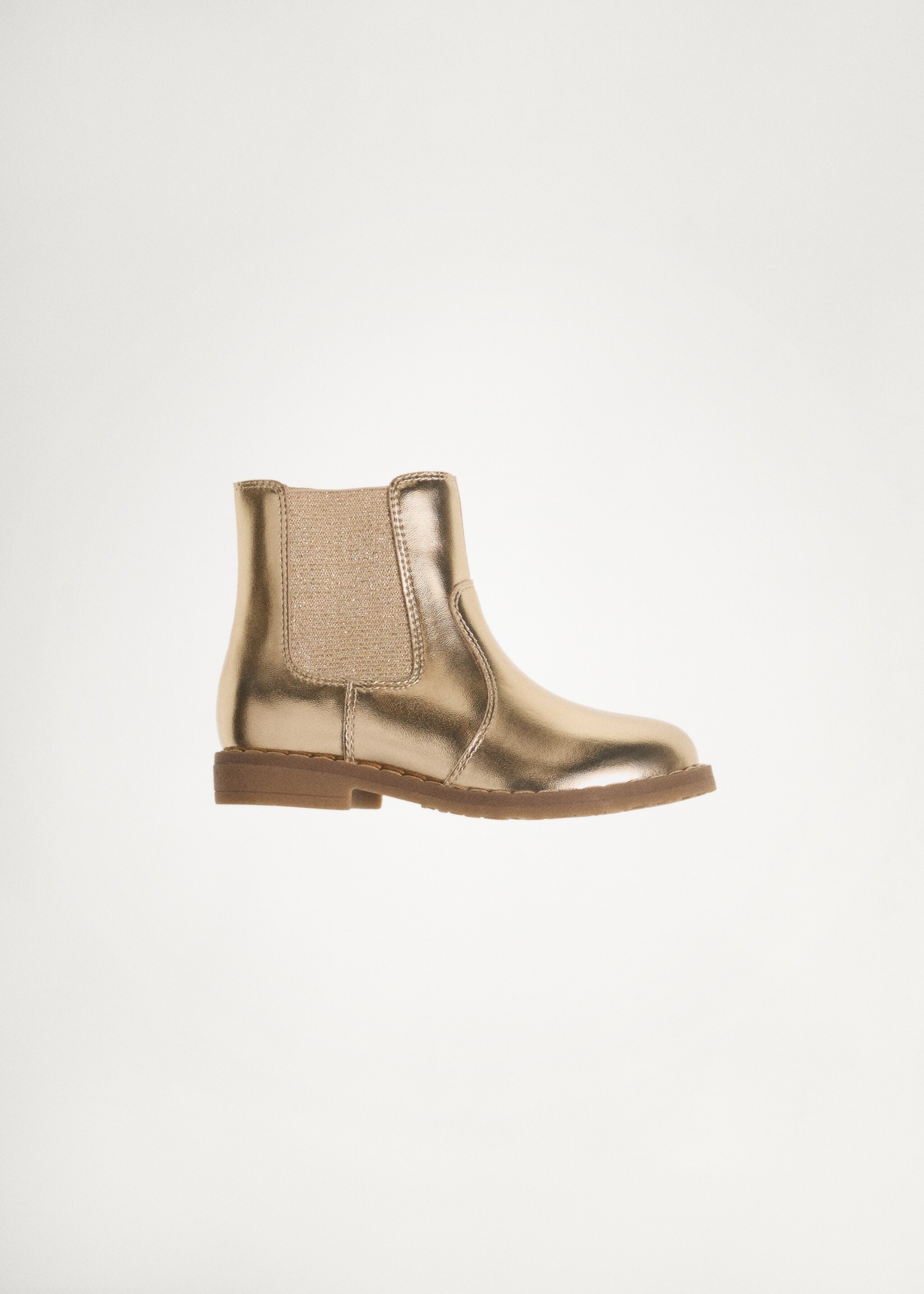 Enkellaarzen met metallic afwerking - Detail van het artikel 5, Goud. Ref: 77015971-00.