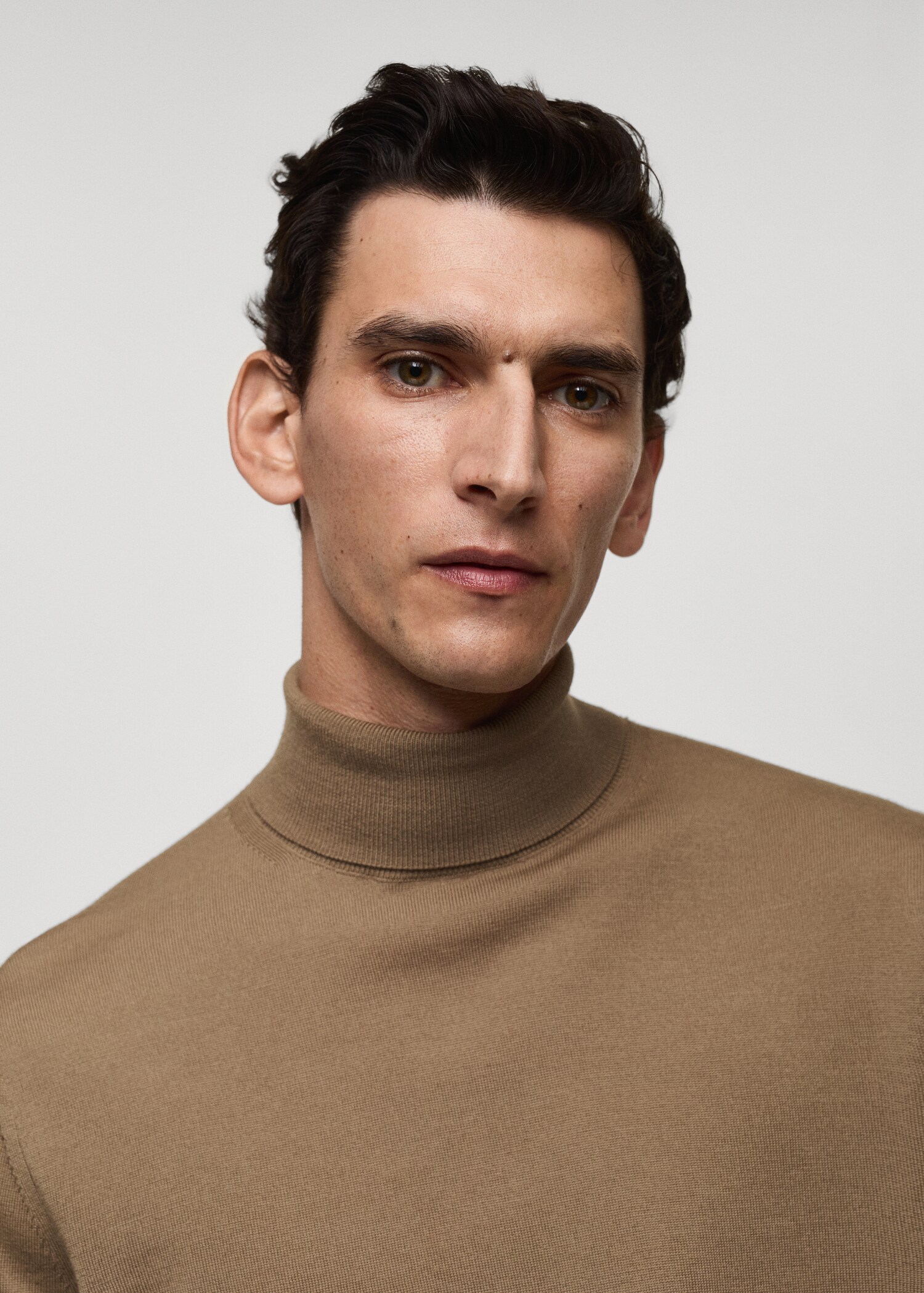 Jersei 100% llana merino coll alt - Detall de l'article 1