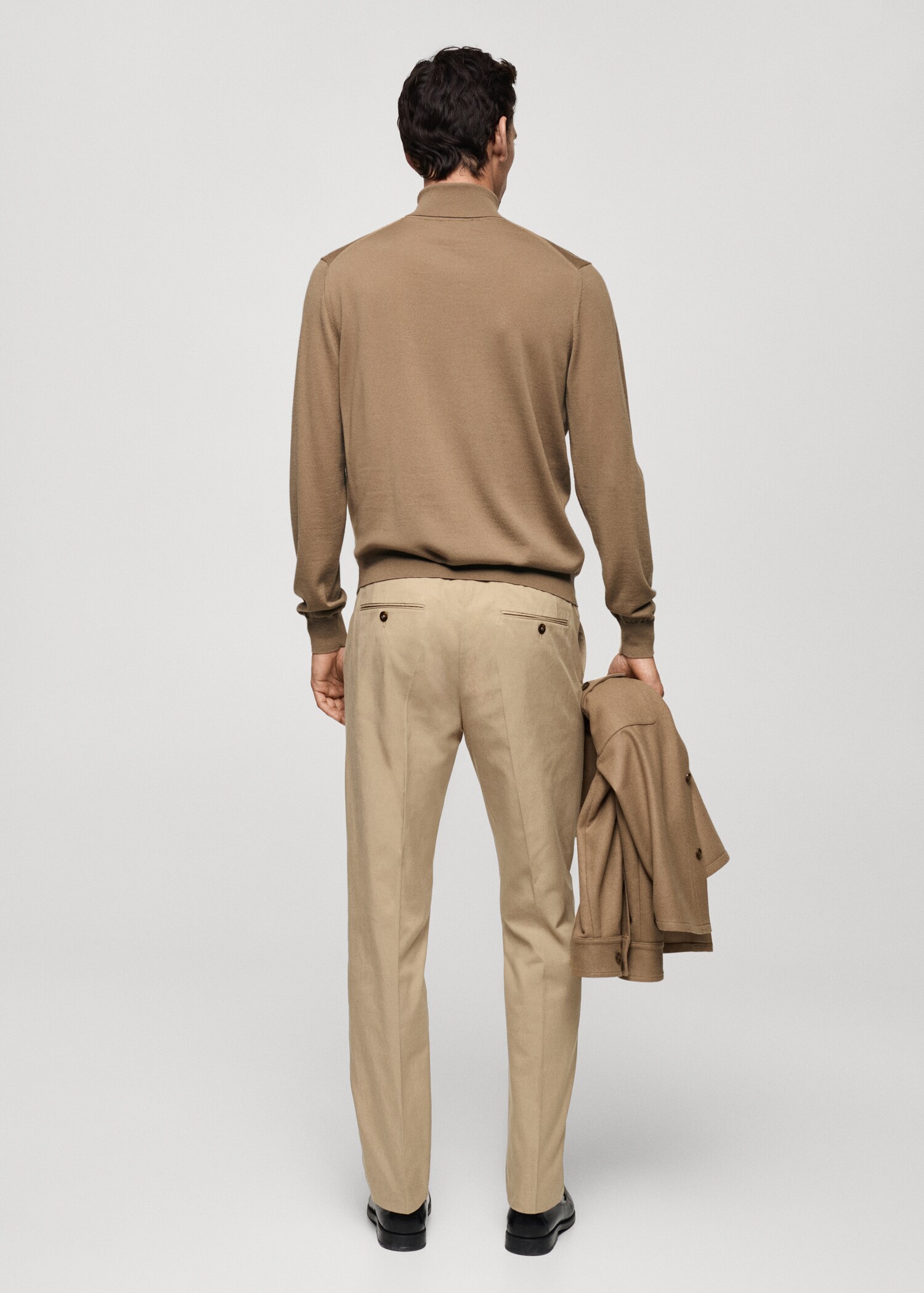 Jersei 100% llana merino coll alt - Revers de l'article