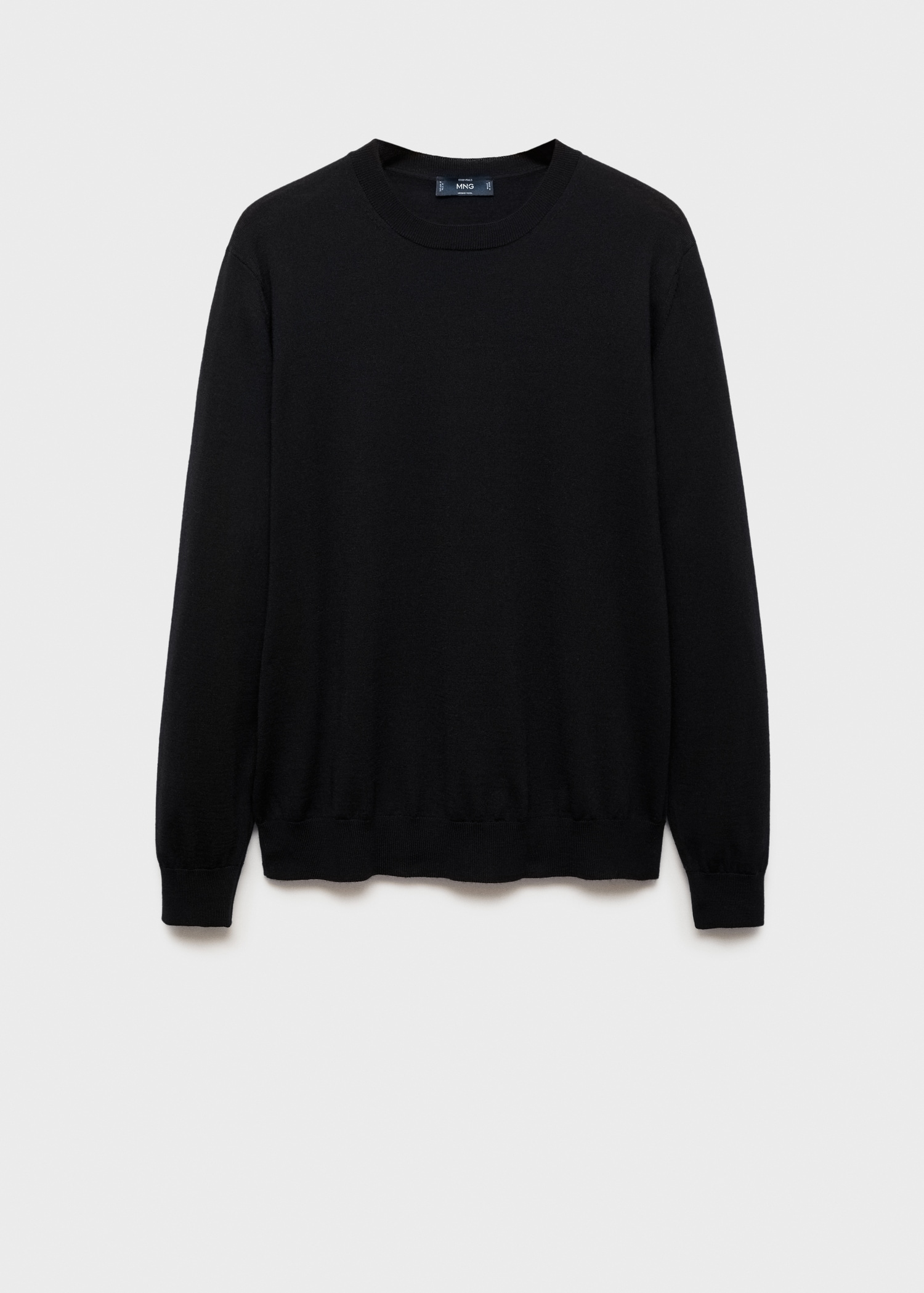 Pullover aus 100 Wolle und mittelfeinem Strick Herren MANGO