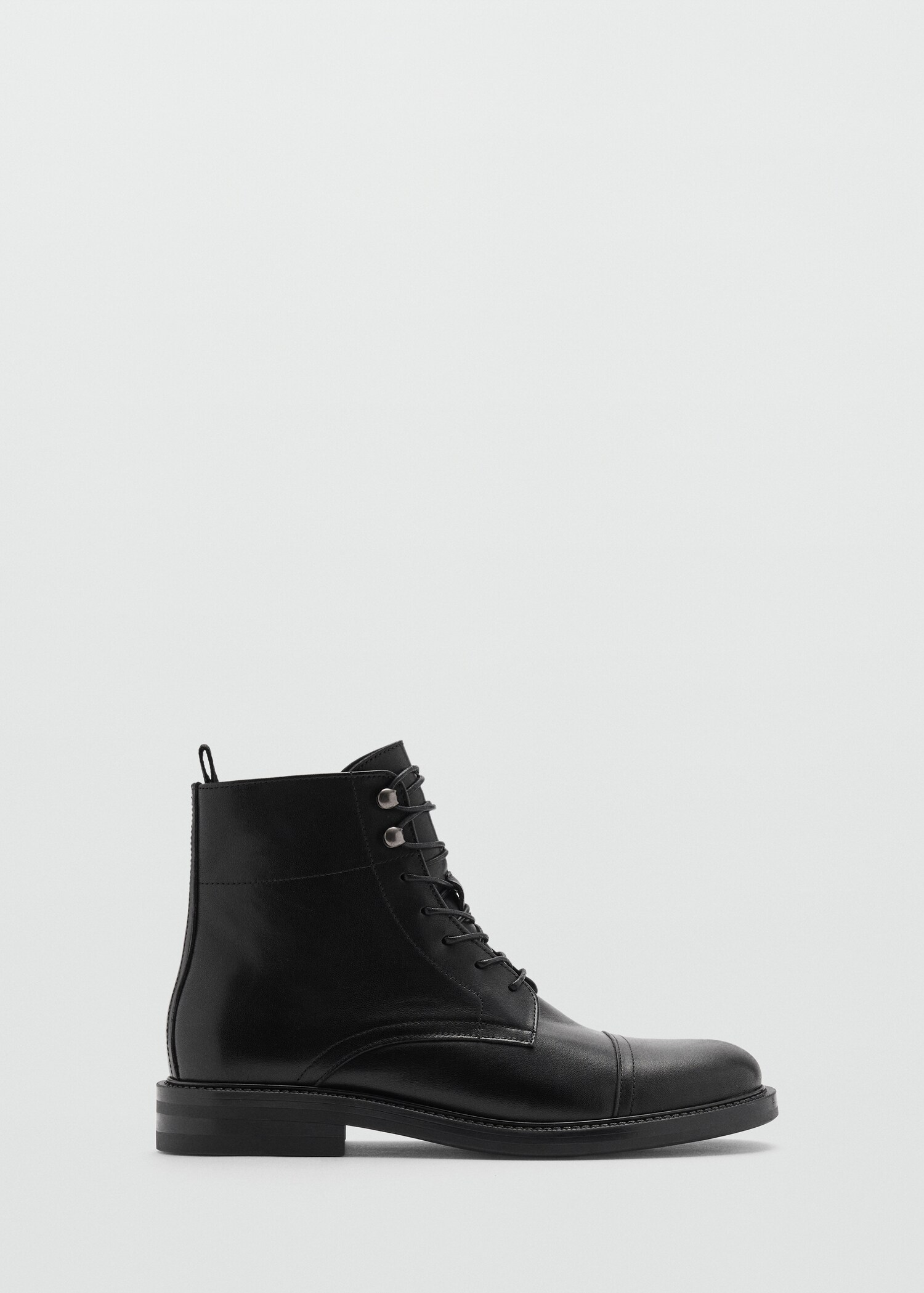 Bottines cuir lacets - Article sans modèle