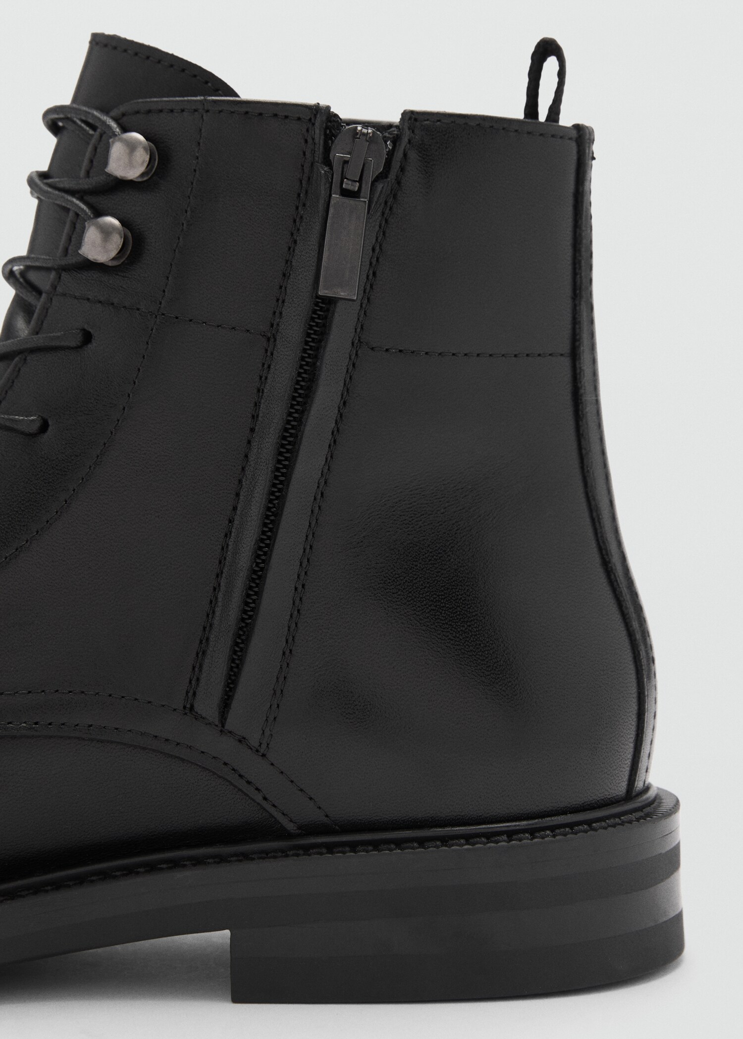 Bottines cuir lacets - Détail de l'article 1