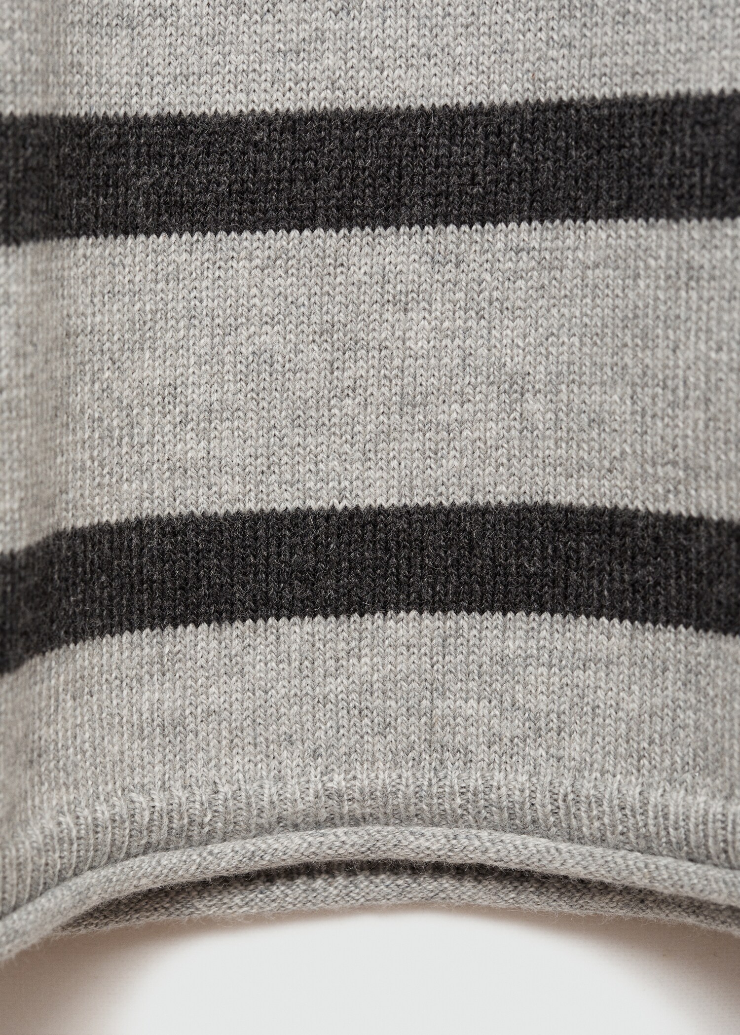 Striped rib sweater - Details of the article 0