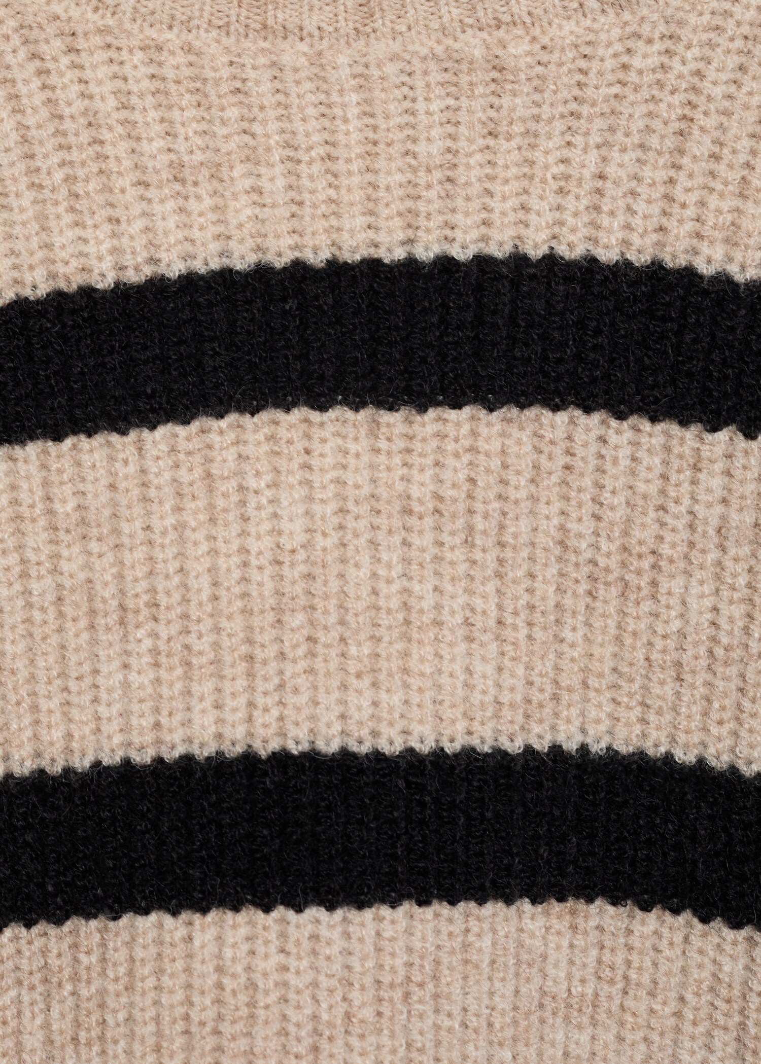 Stand-collar striped sweater - Details of the article 0